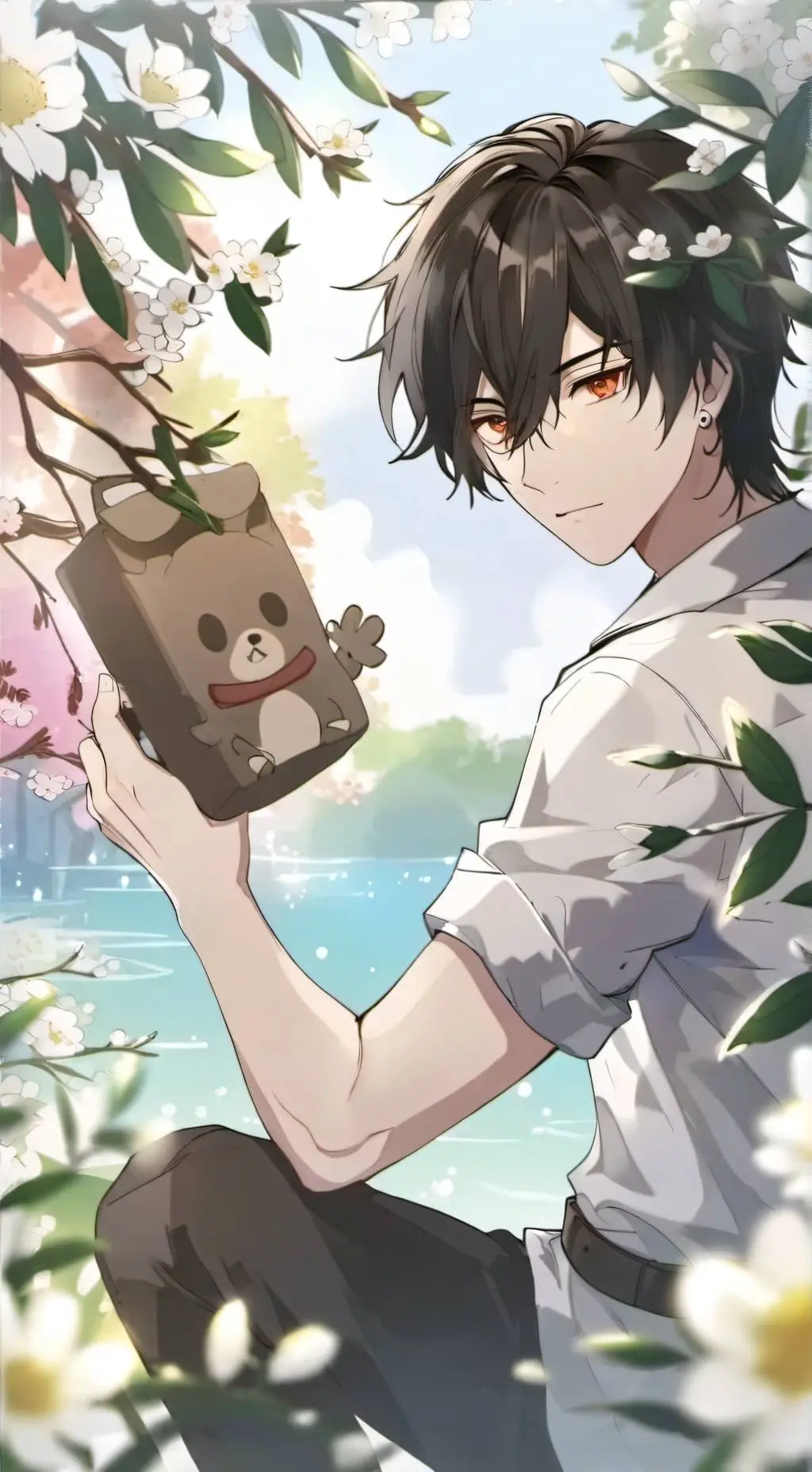 ai character: Makito background