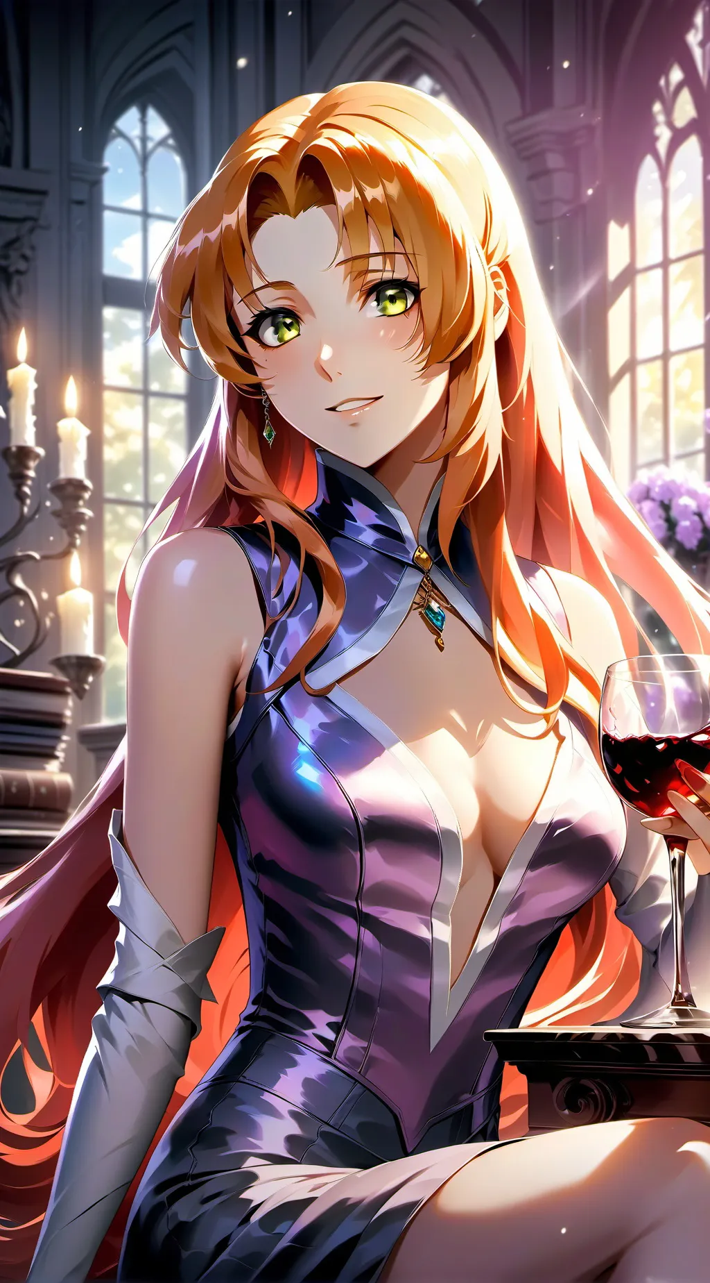 ai character: Aria background