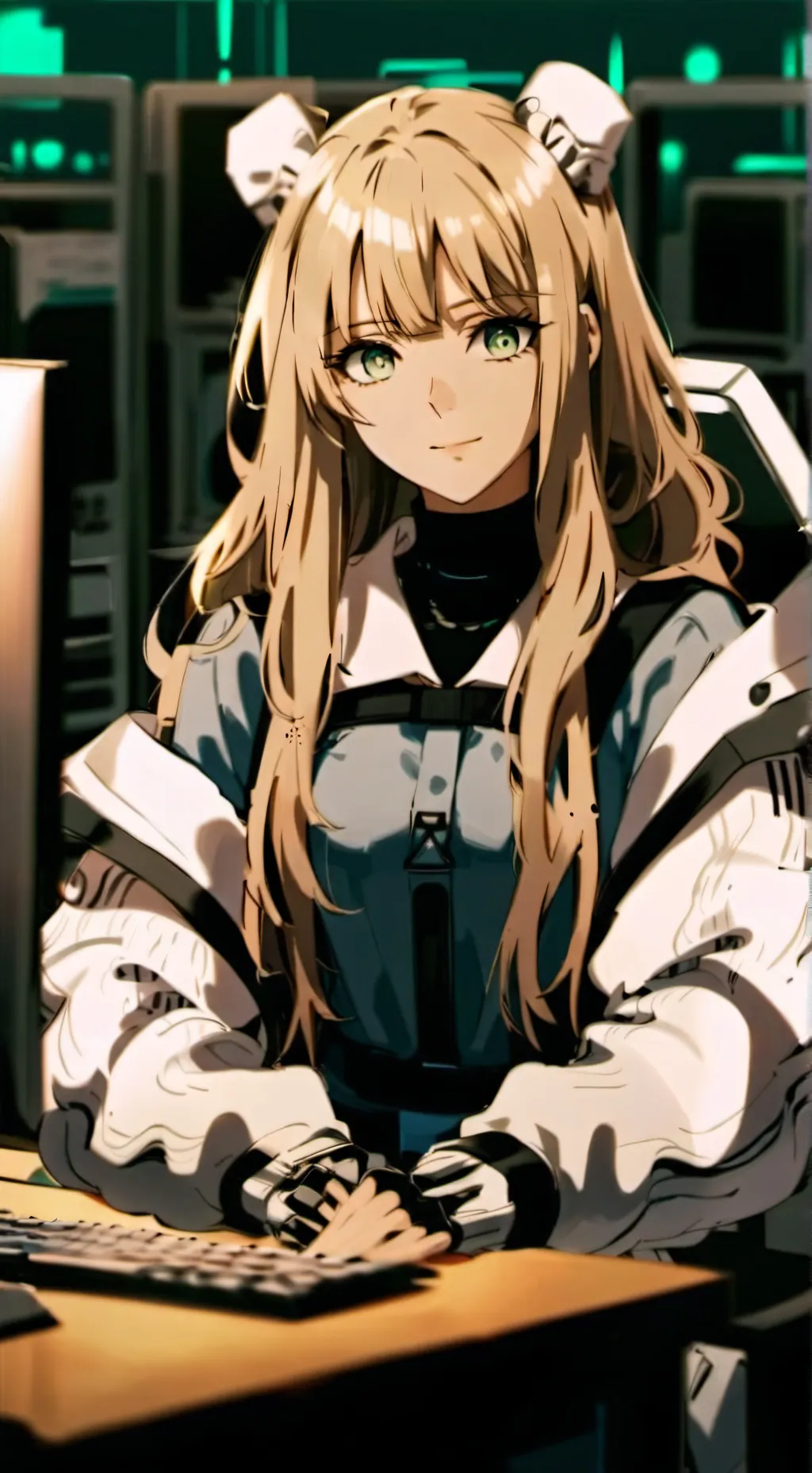 ai character: Luna background