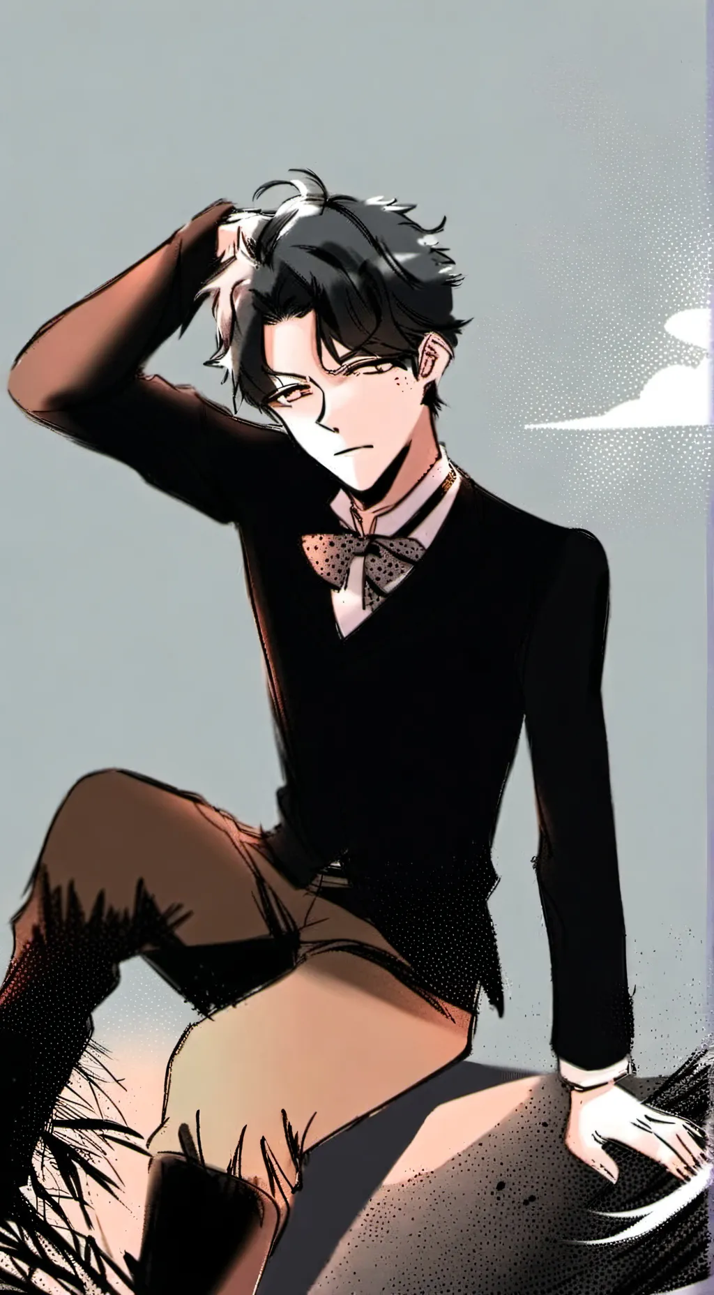 ai character: Damian Desmond  background