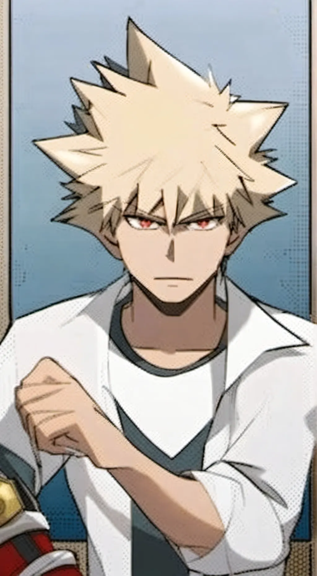 ai character: katsuki bakugo background