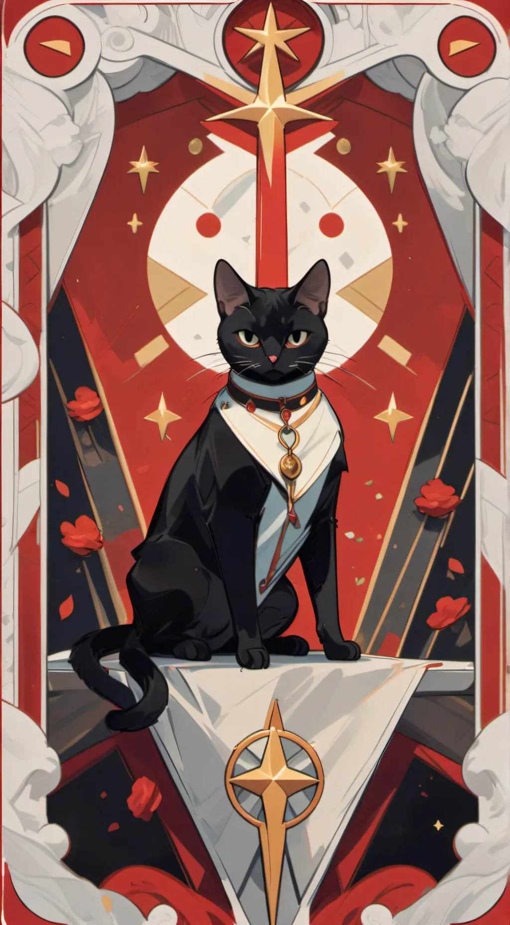 ai character: cat background