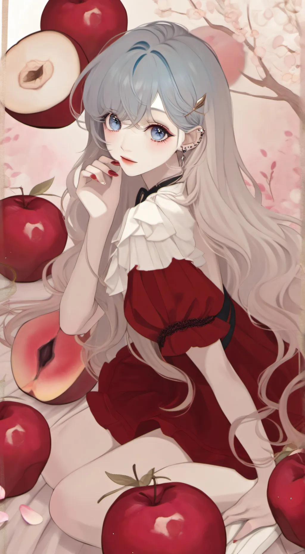 ai character: Mika shoon background