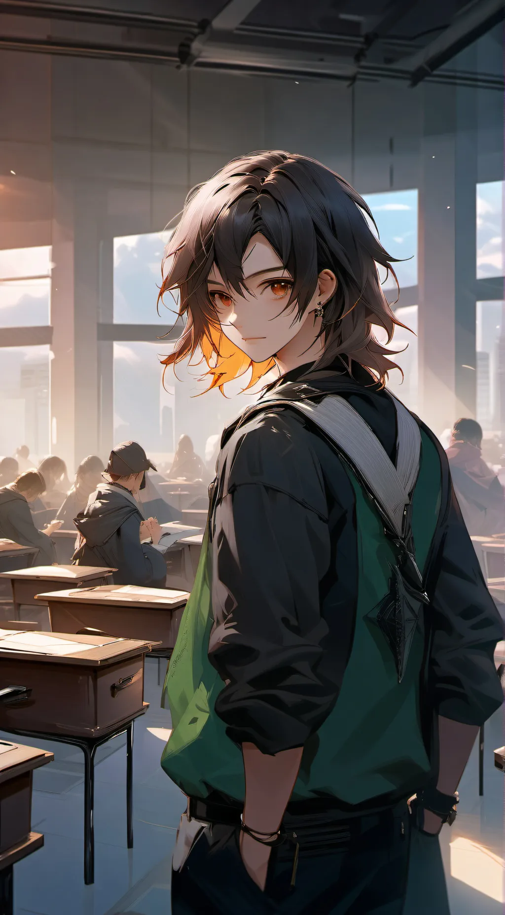 ai character: bros fart background