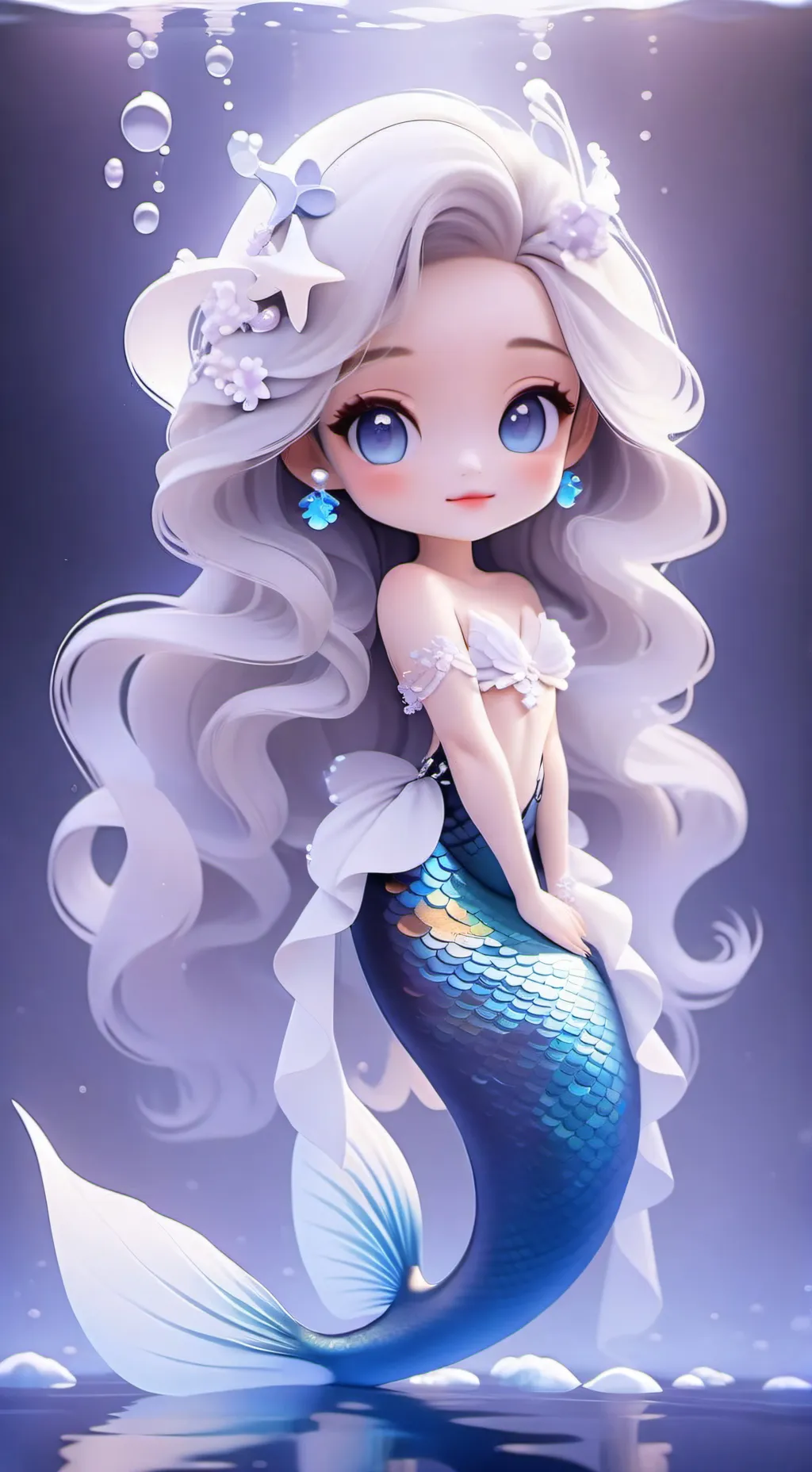 ai character: Bubbles background