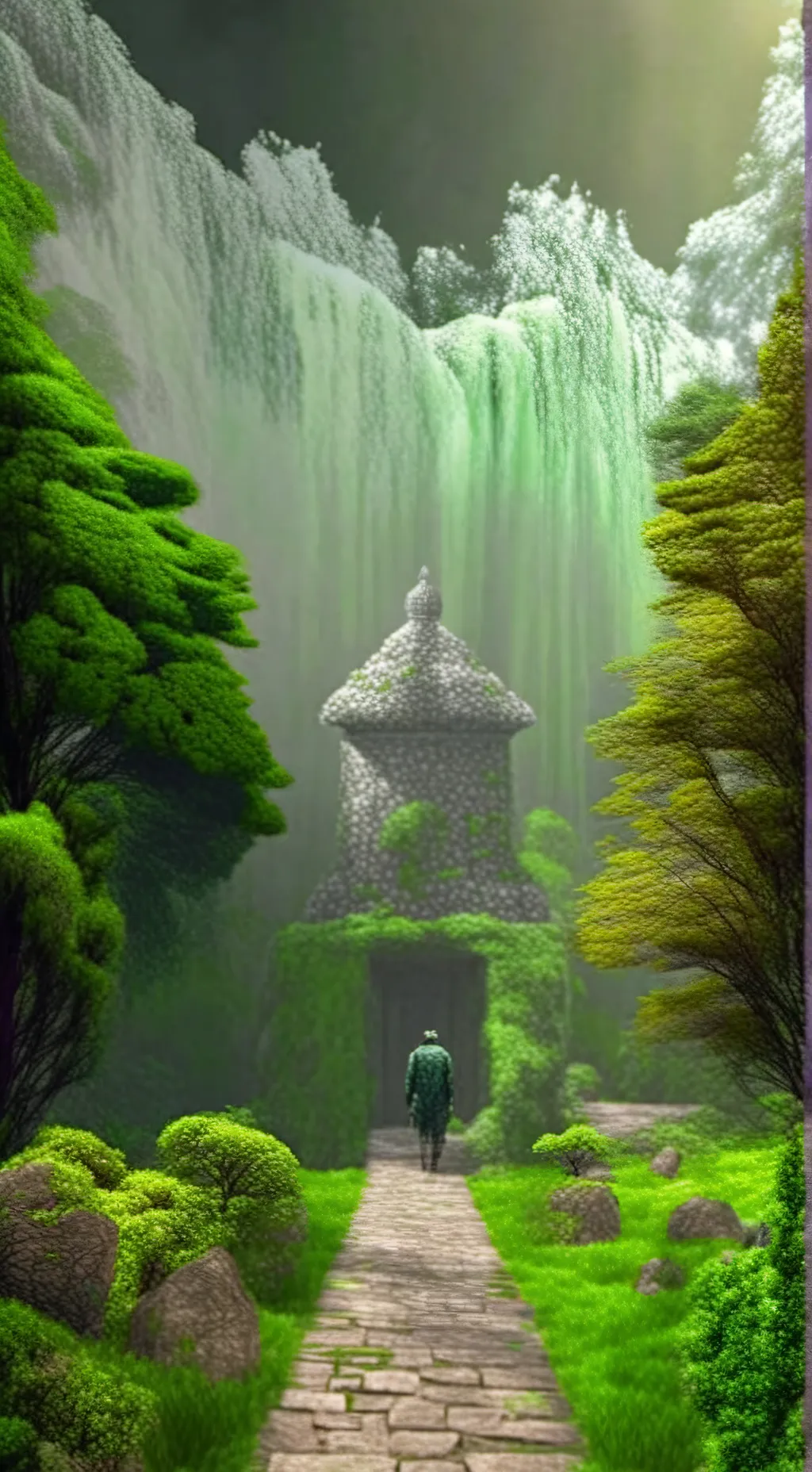 ai character: universo  background