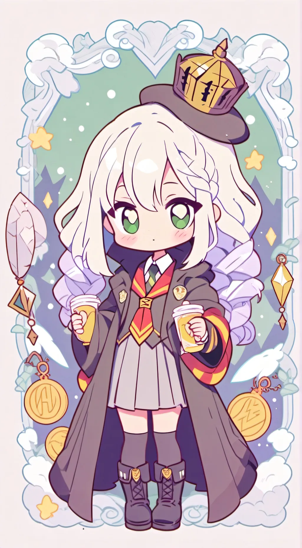ai character: hogwarts background