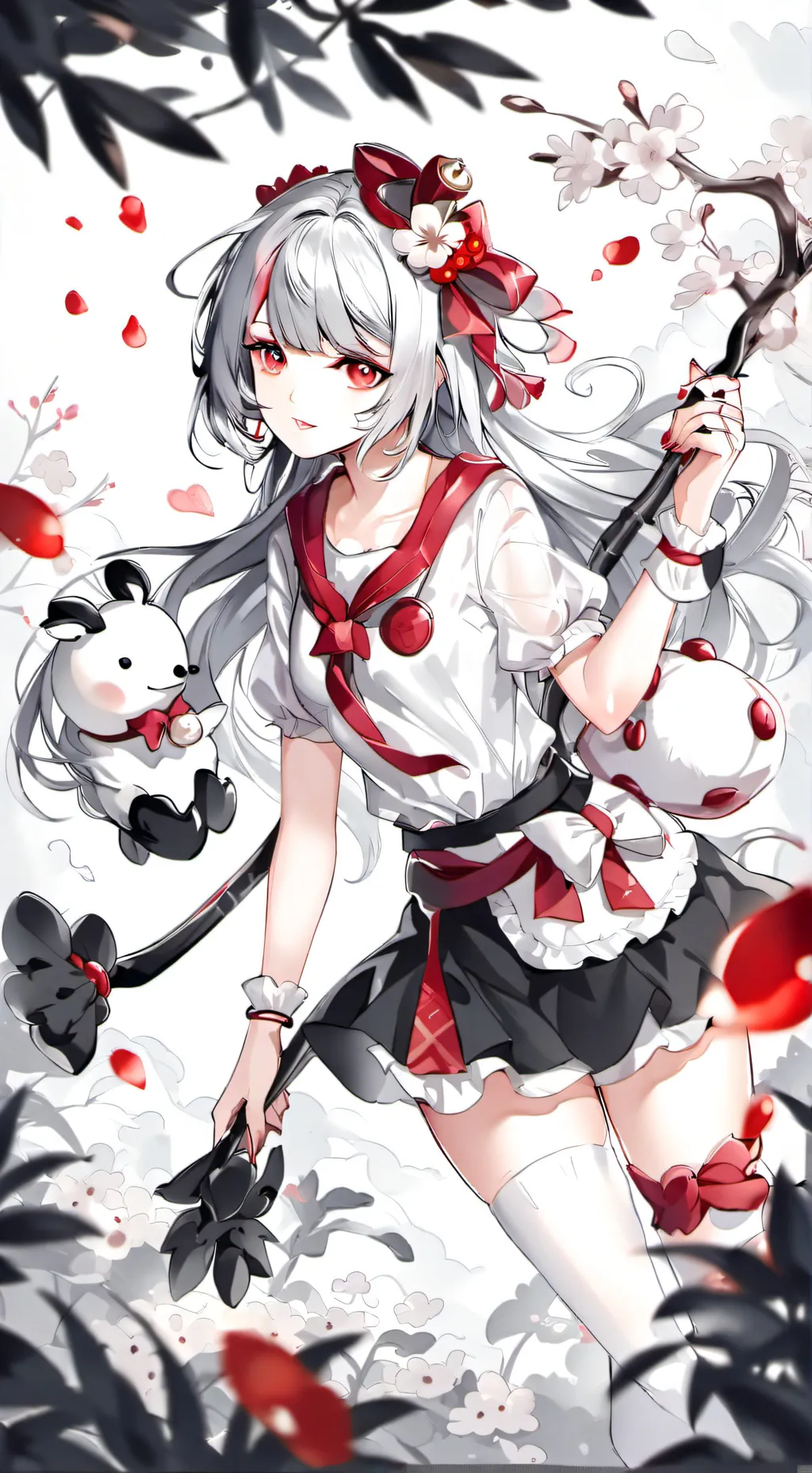 ai character: iris  background