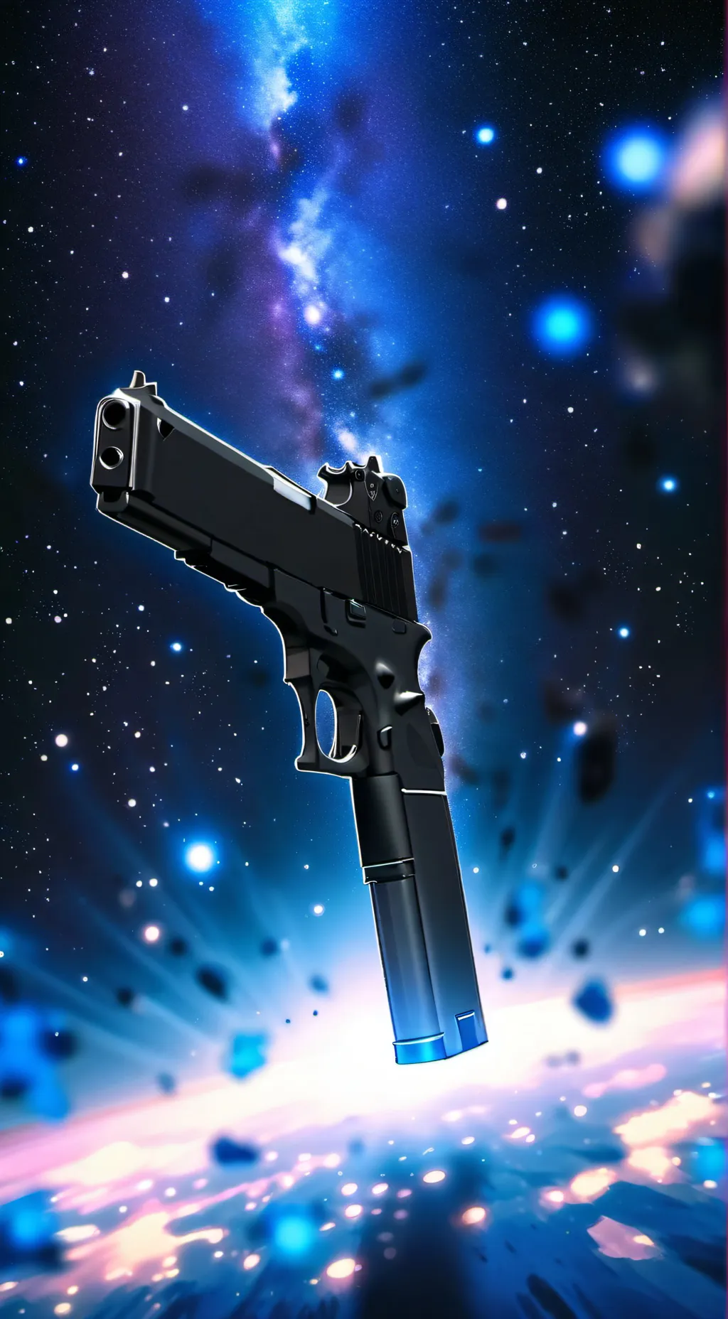 ai character: deltarune gun background