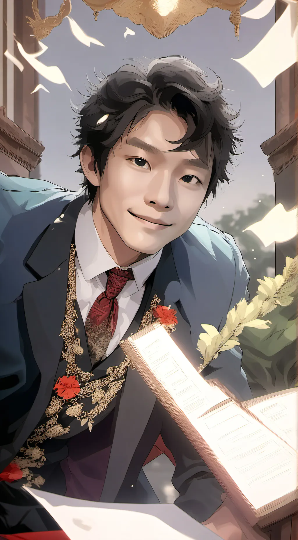 ai character: Your dad  background