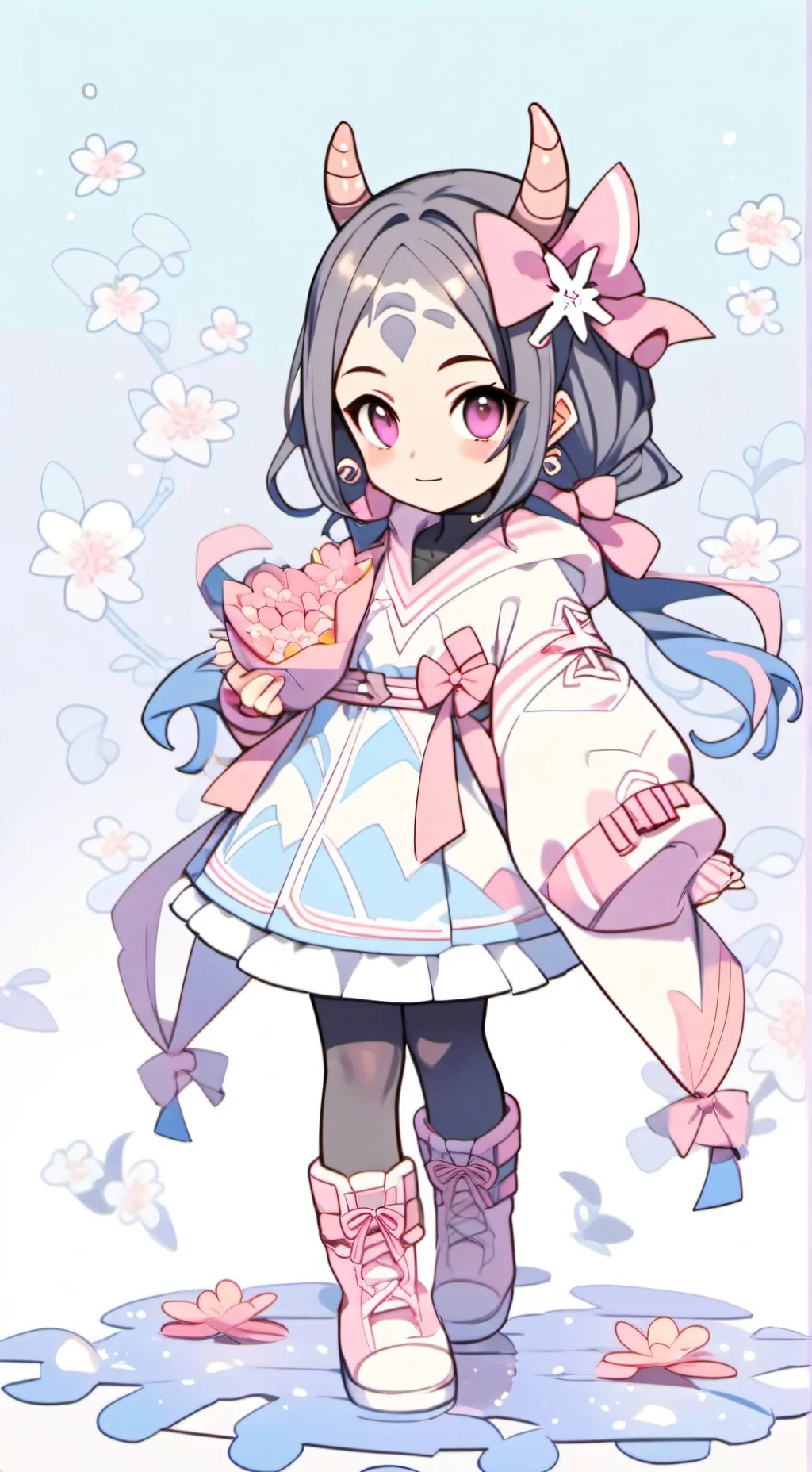 ai character: Demon slayer  background