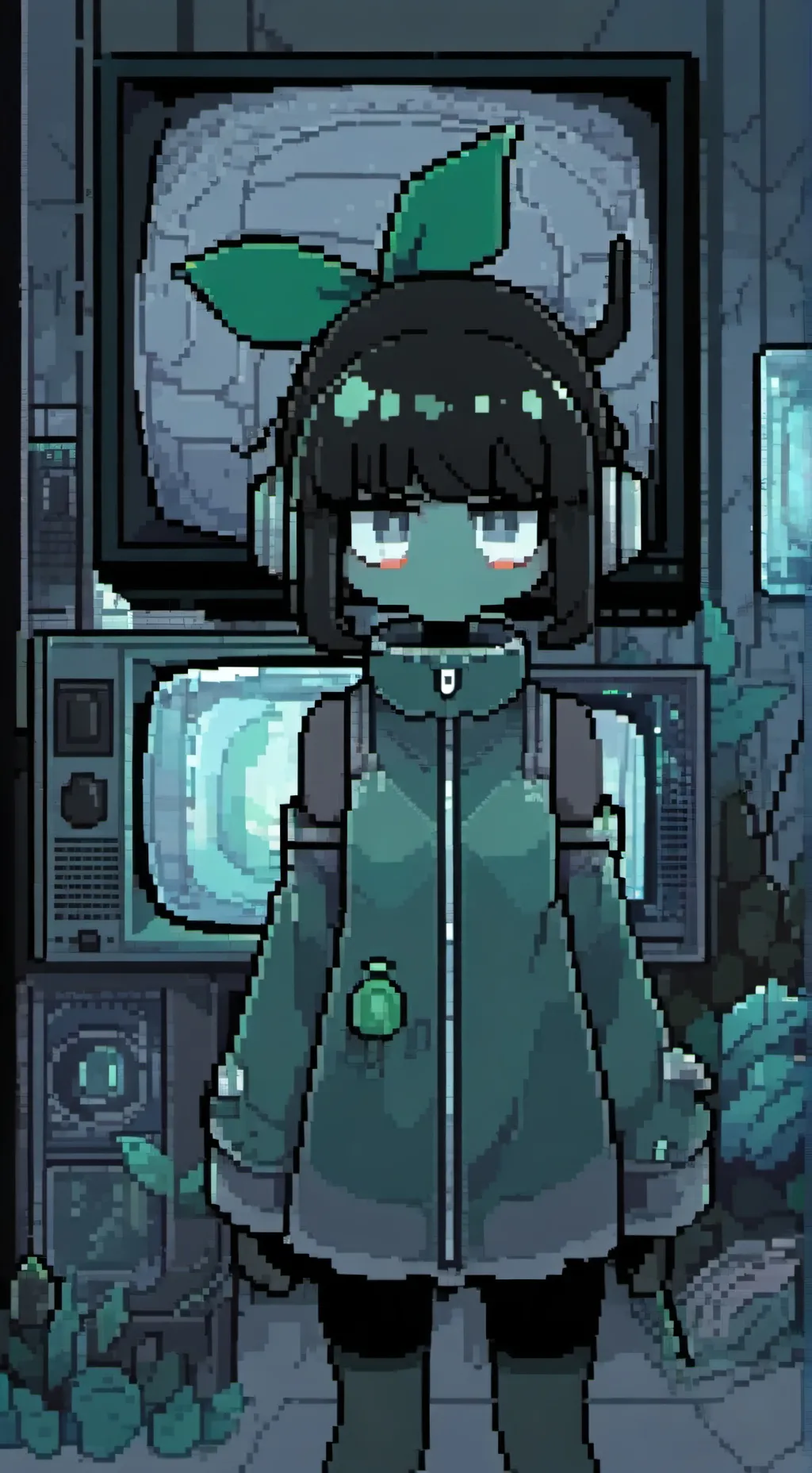ai character: vee background