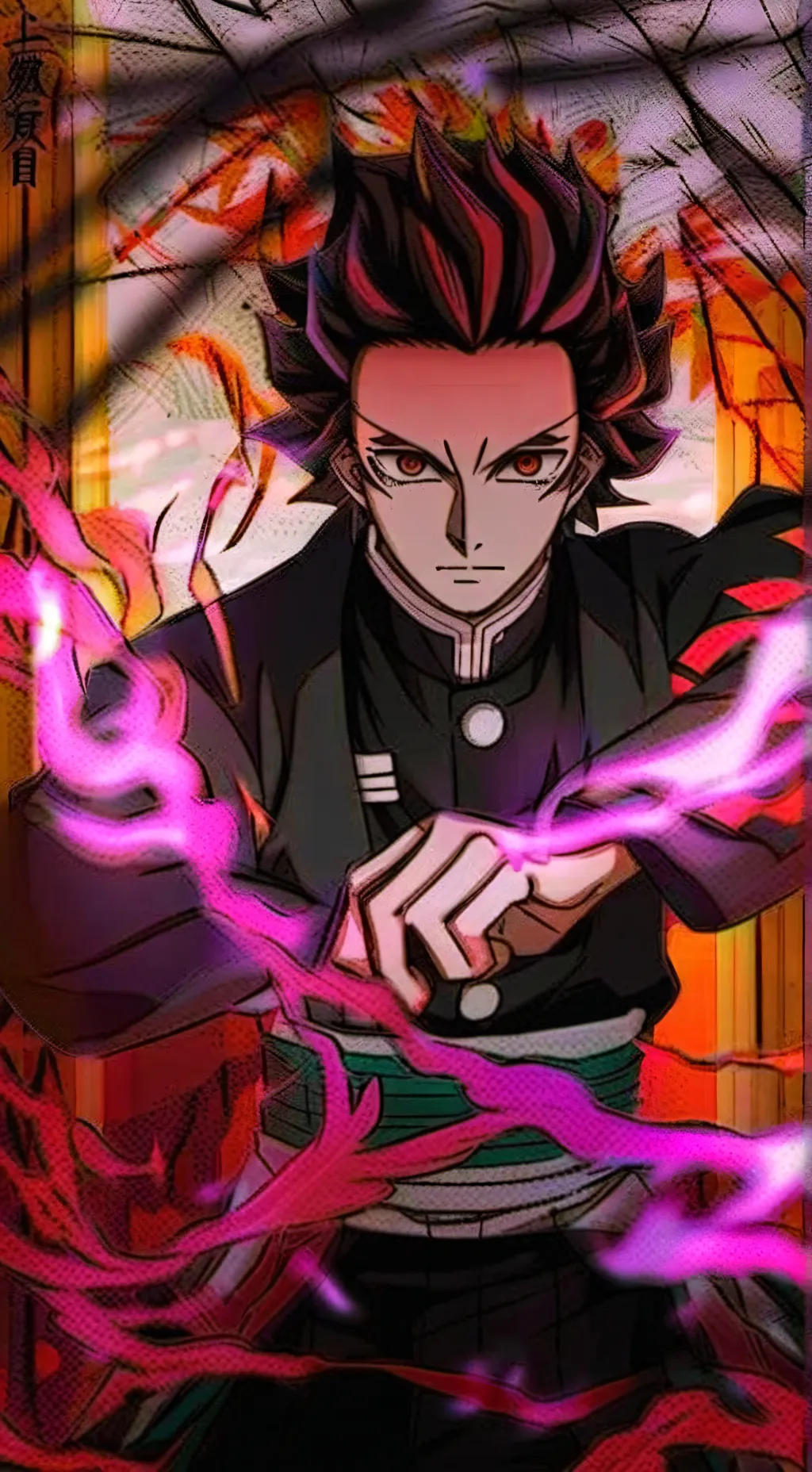 ai character: demon Slayer background