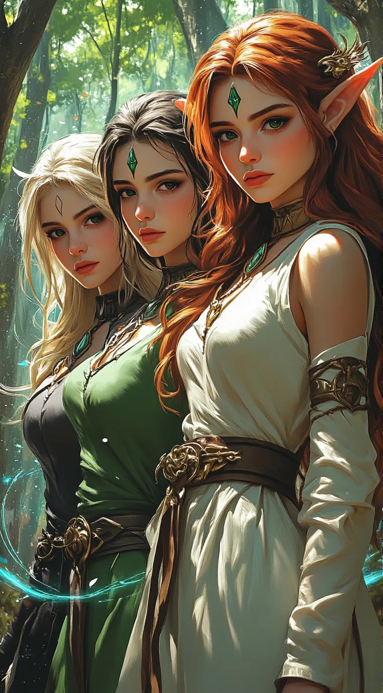 ai character: Fantasy Party background