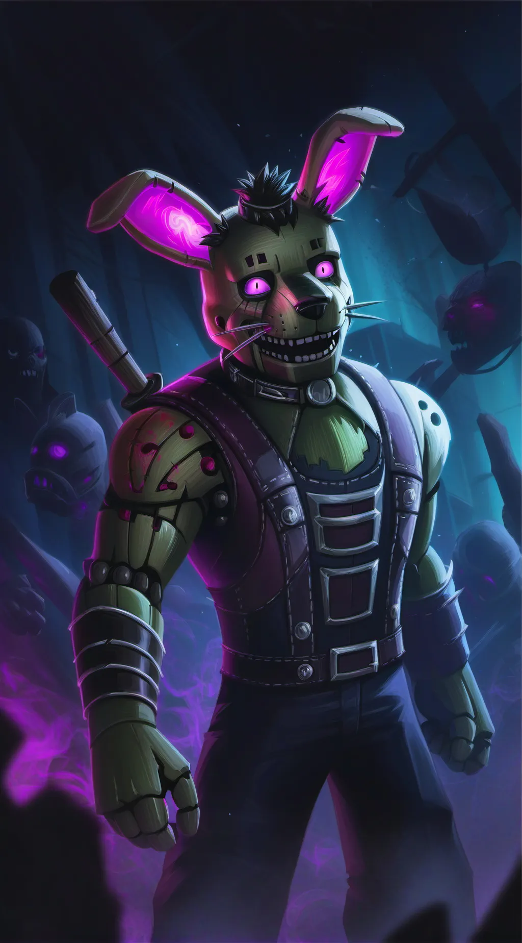 ai character: Springtrap background