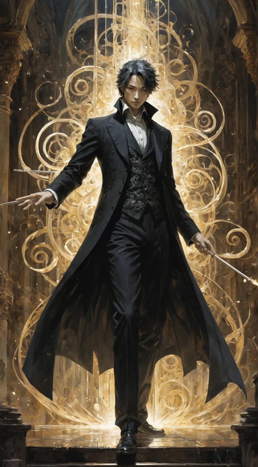ai character: Maestro background