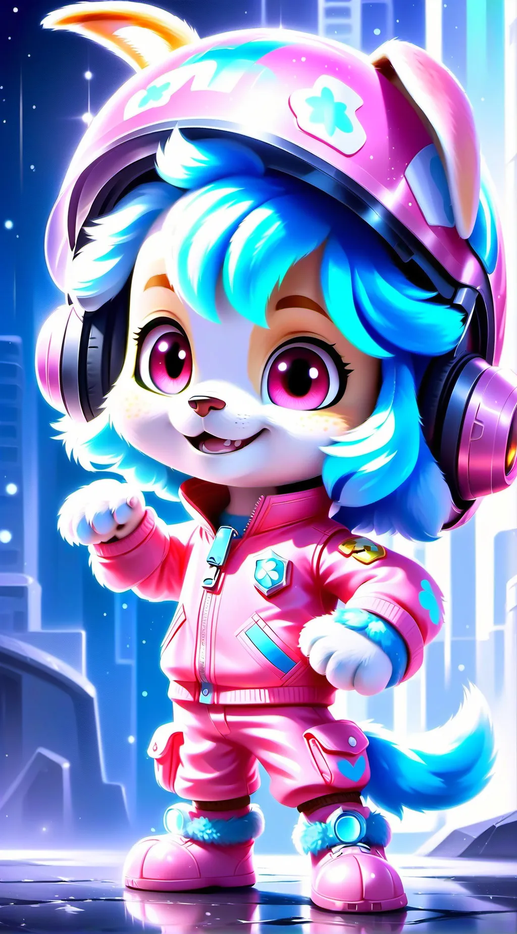 ai character: Skyler the Bunny  background