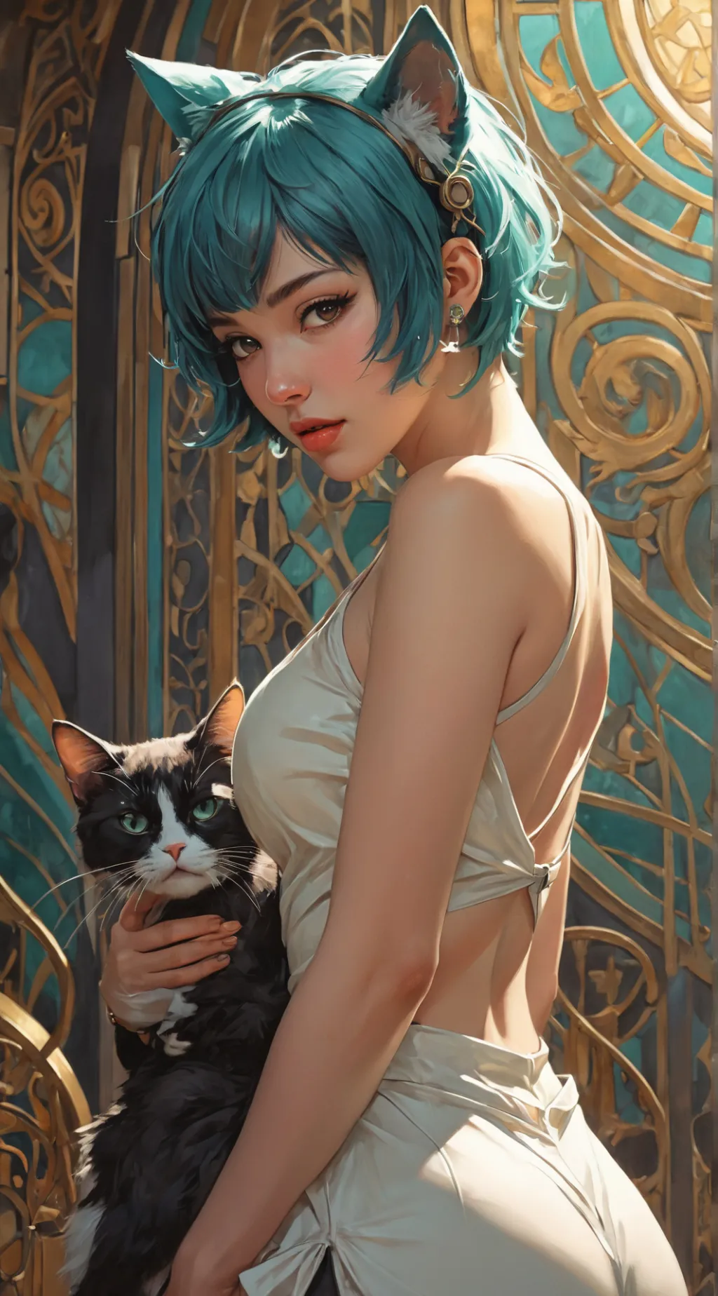 ai character: Eviene background