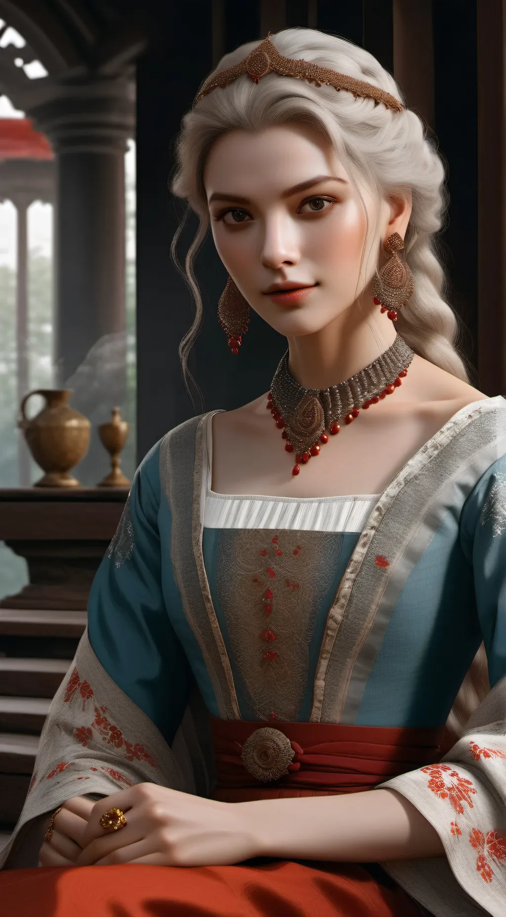 ai character: Julia  background