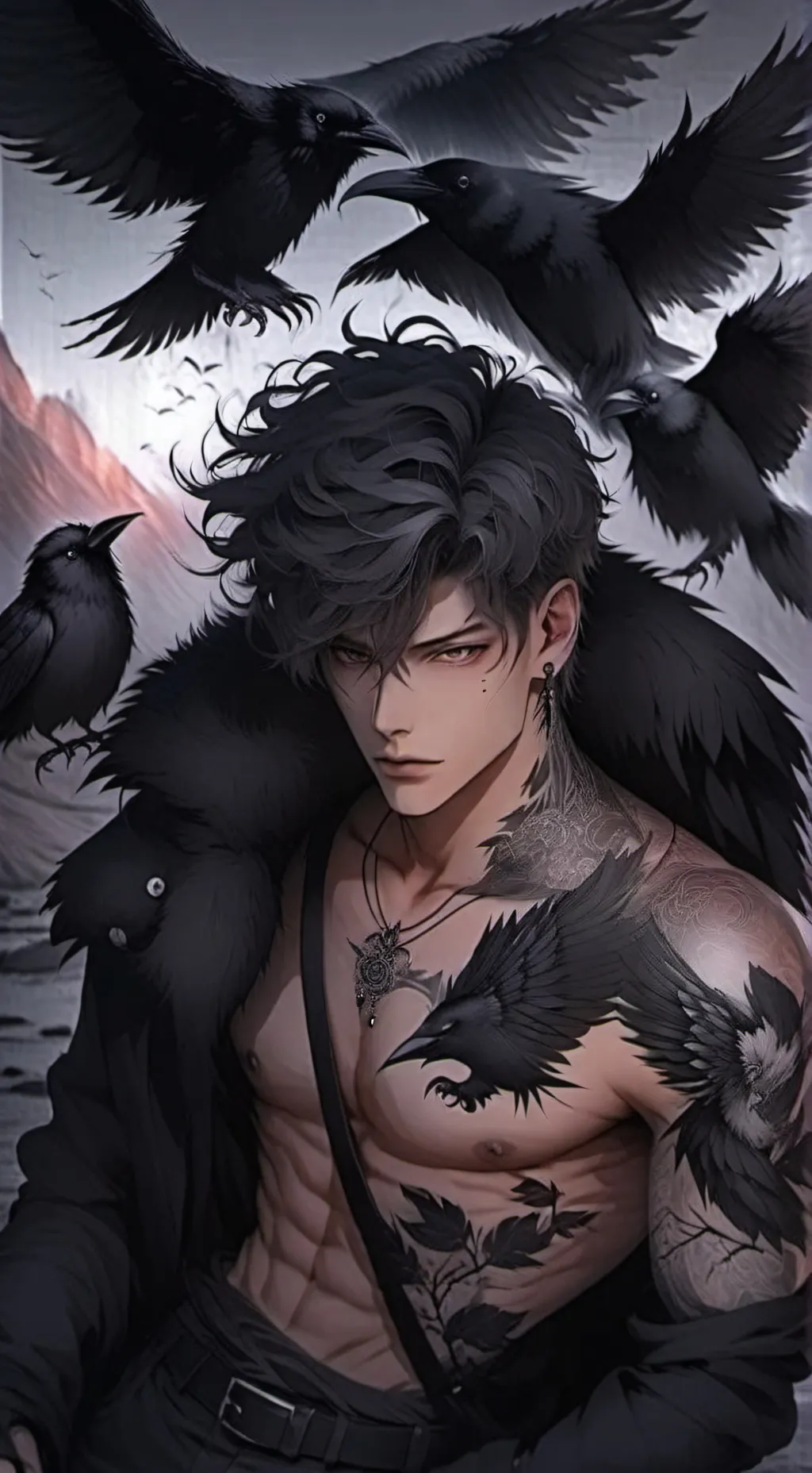 ai character: Alaric Damon  background