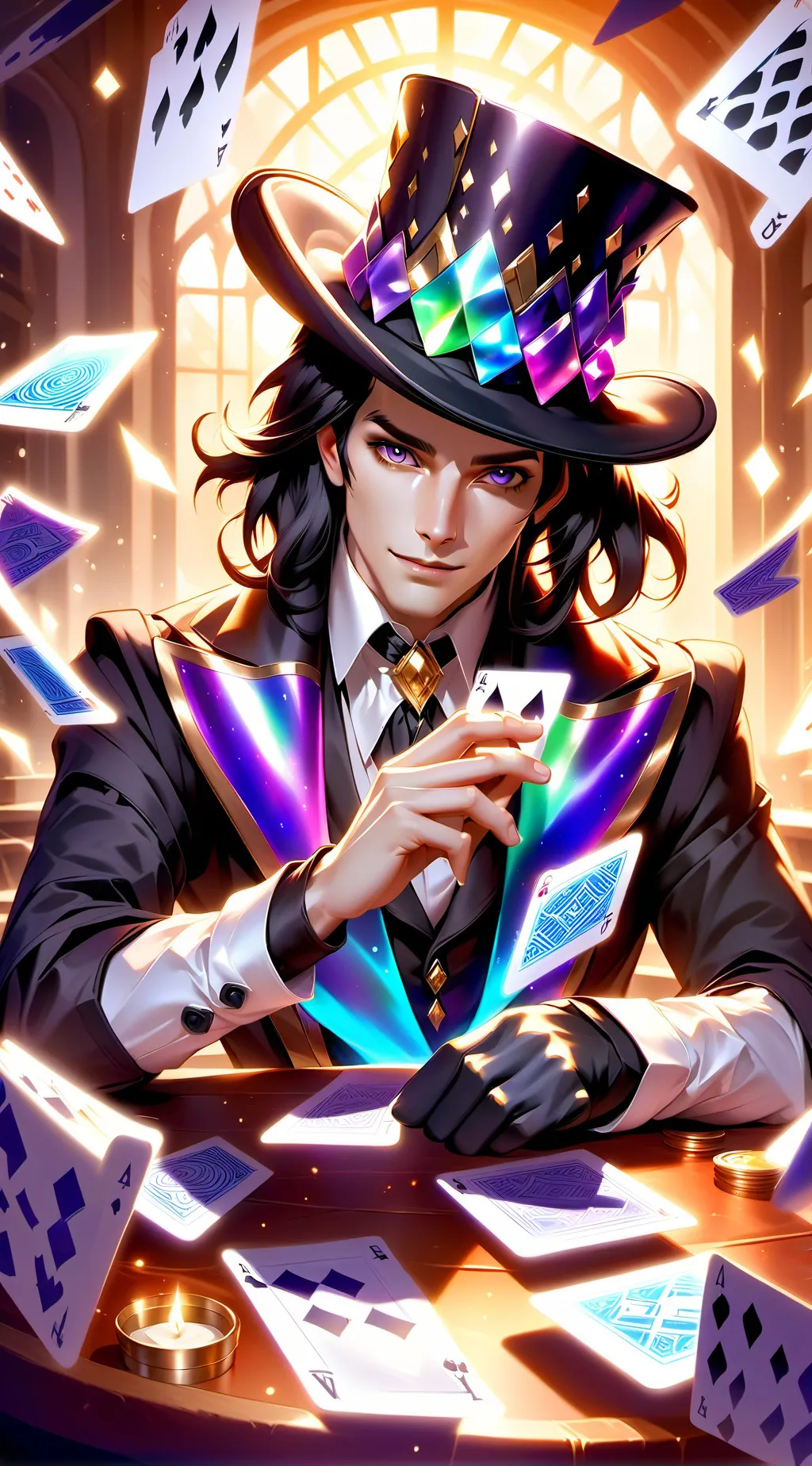 ai character: Elliott Clark  background