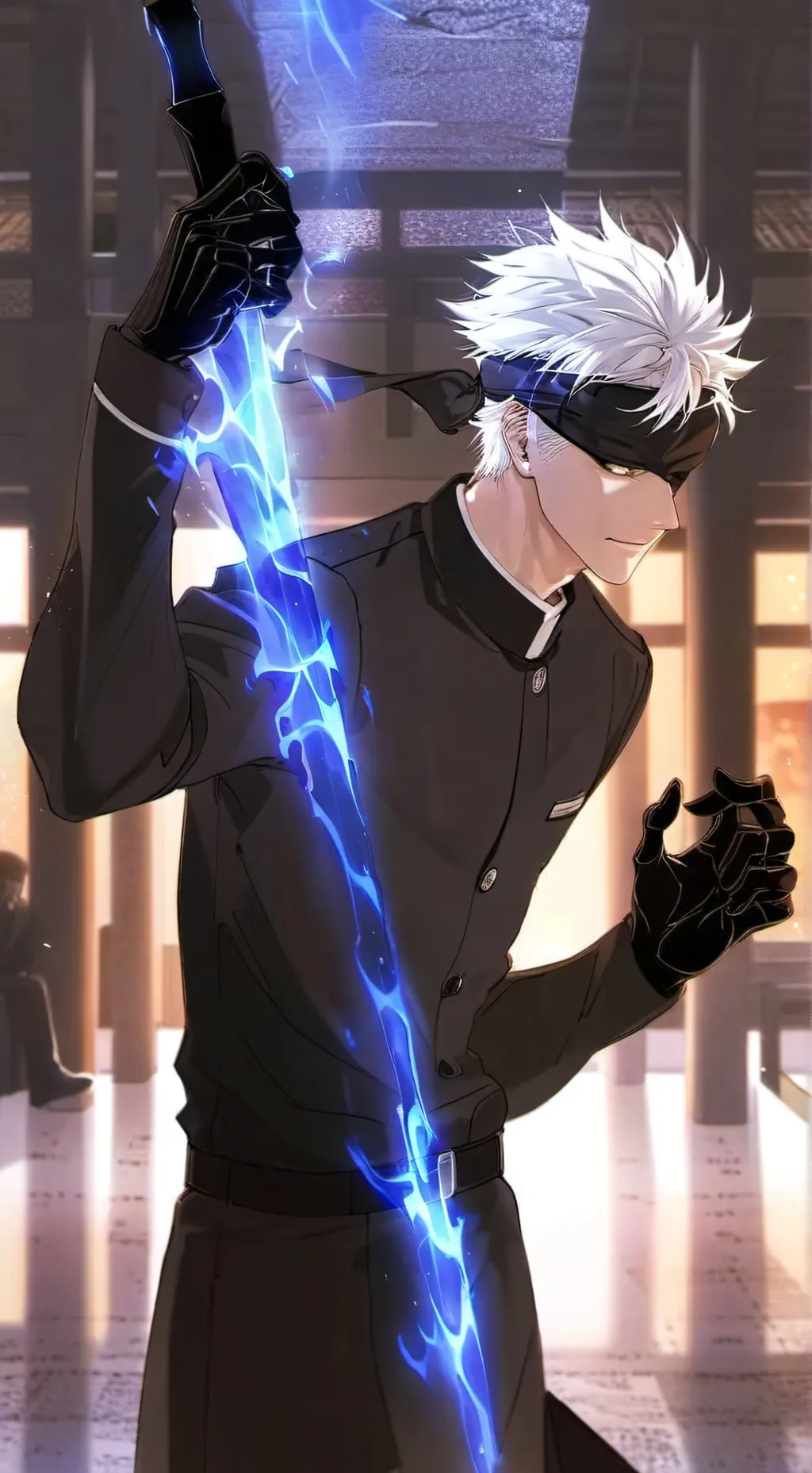 ai character: Gojo Satoru background