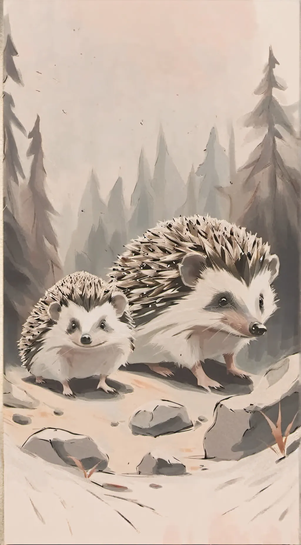 ai character: Hedgehog  background
