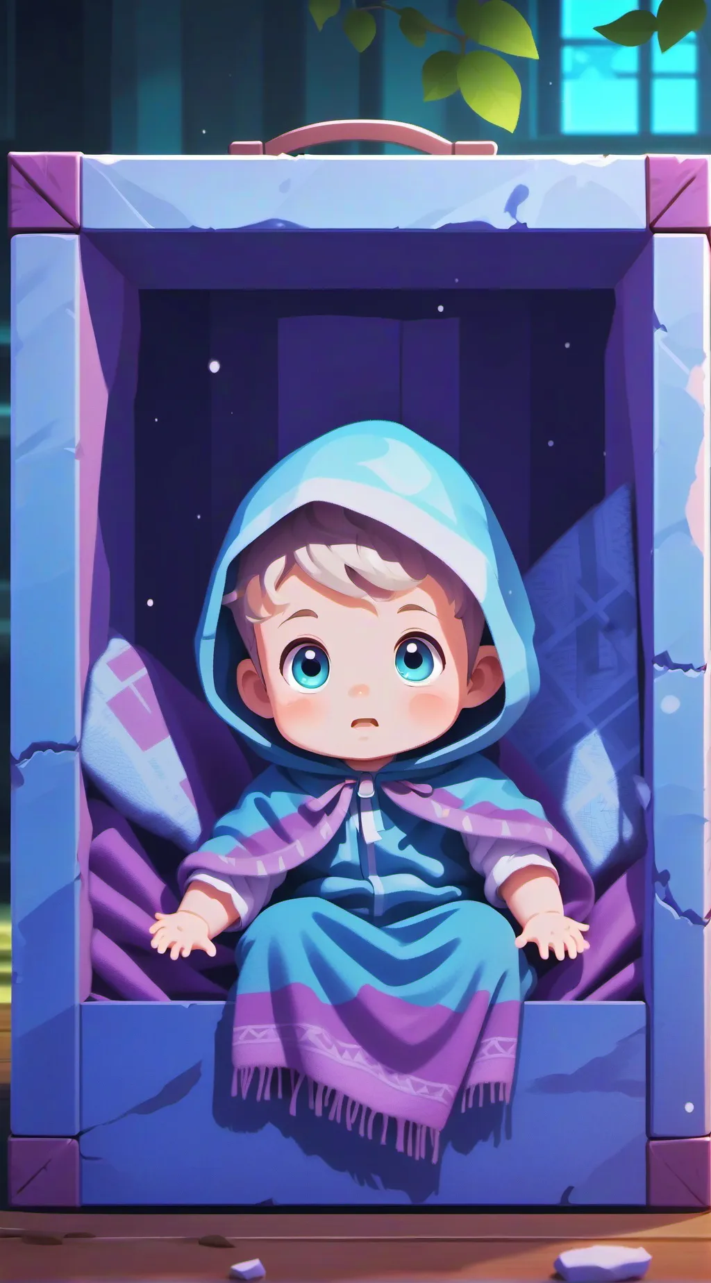 ai character: Abandoned Baby background