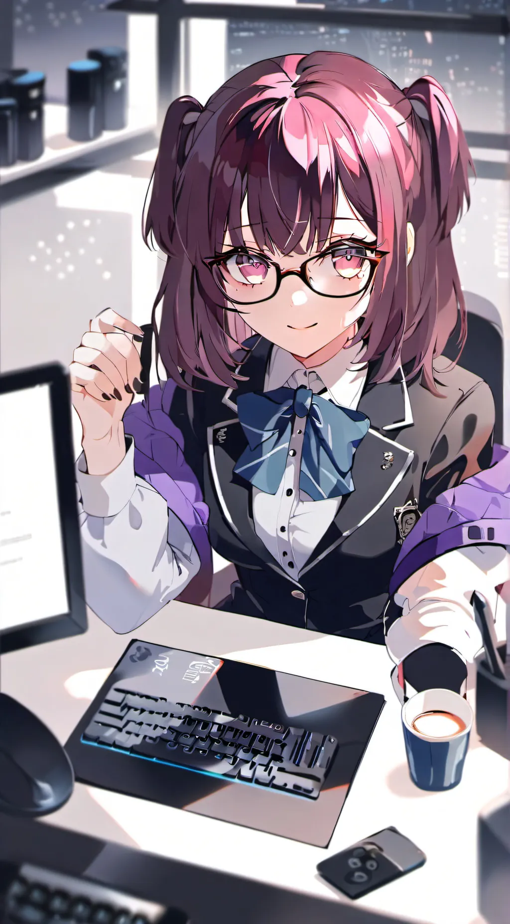 ai character: Rin background