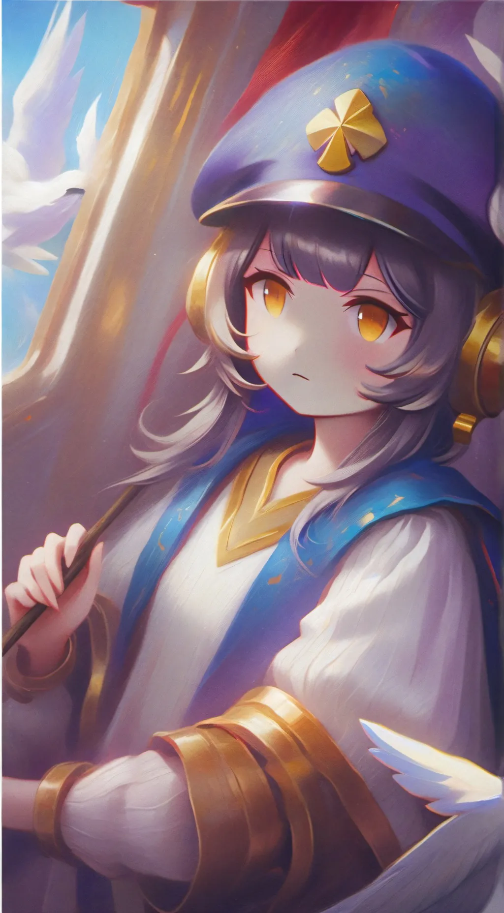 ai character: V from MD background