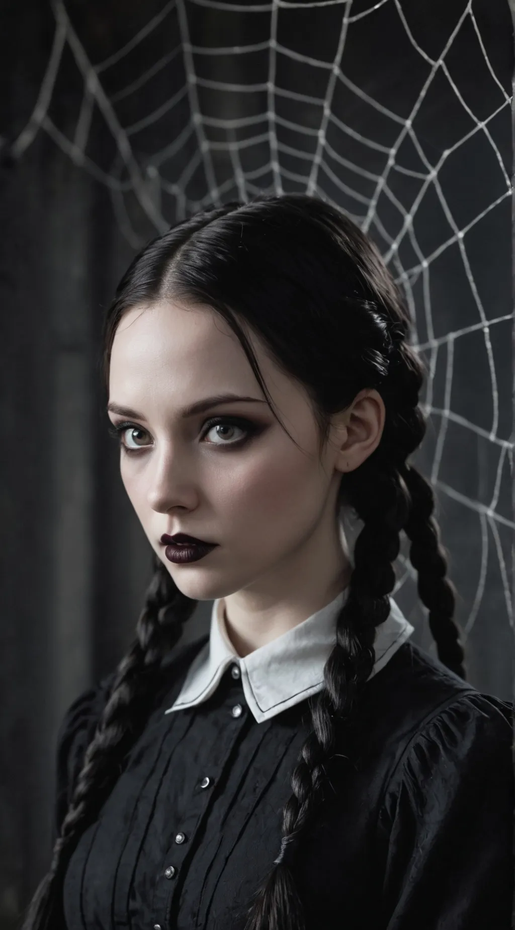 ai character: Wednesday Addams background