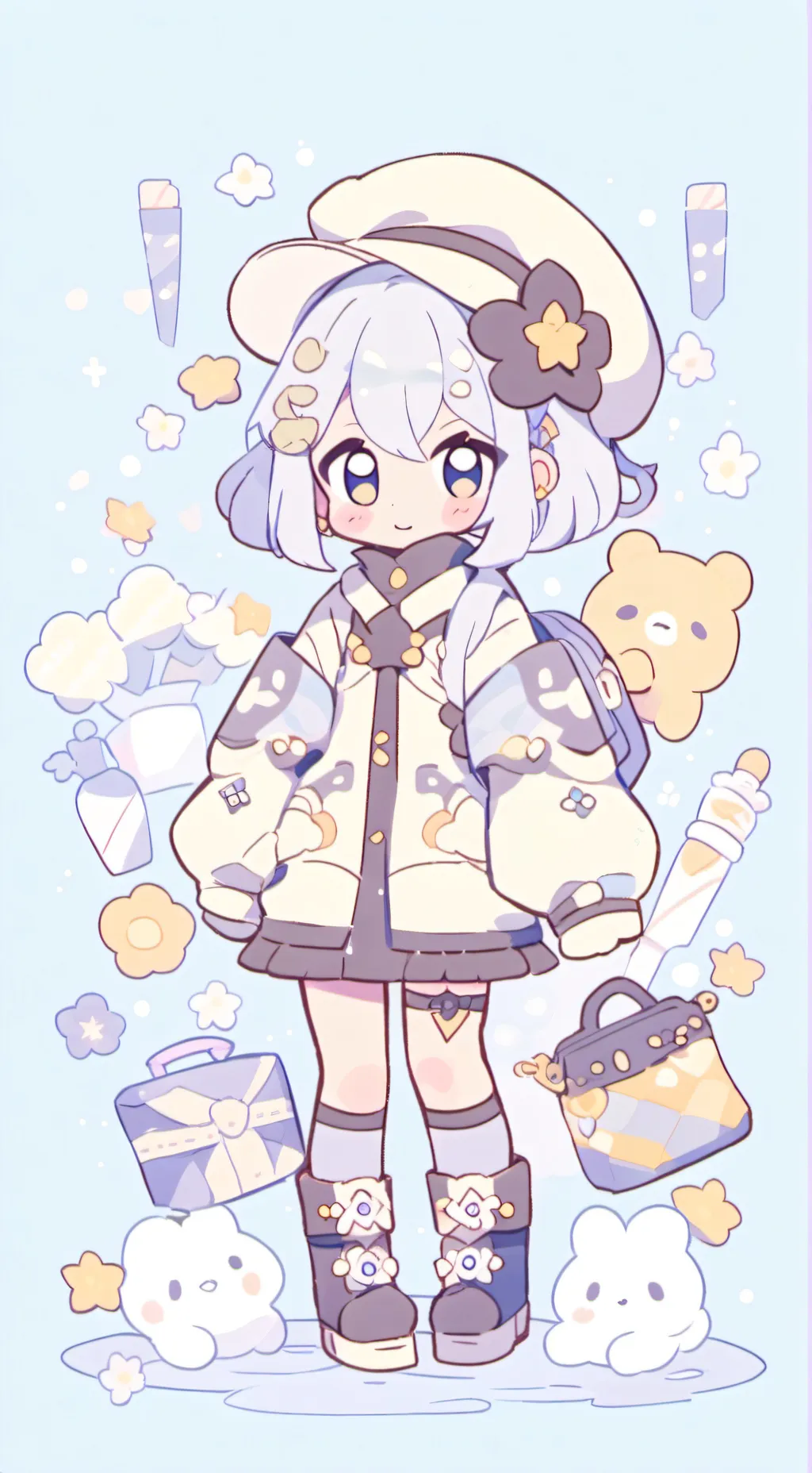 ai character: Sprunki Fat background