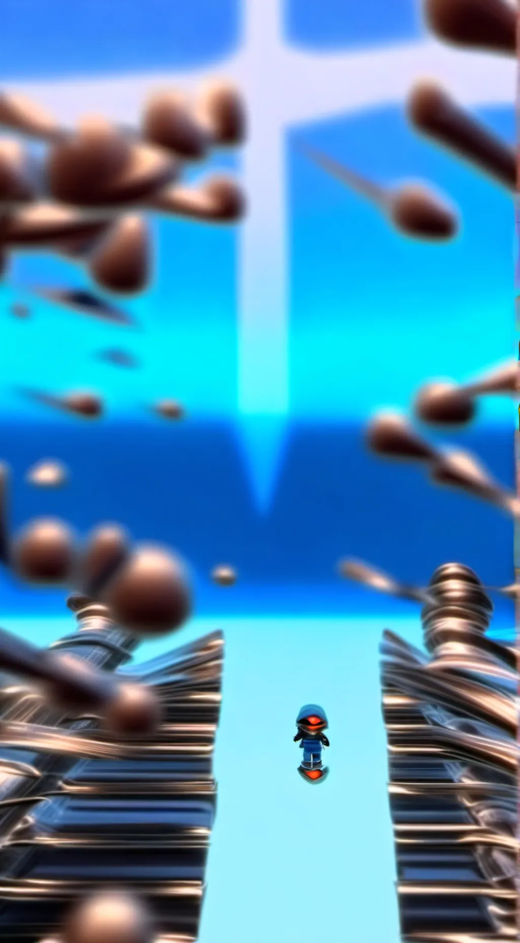 ai character: astro bot  background