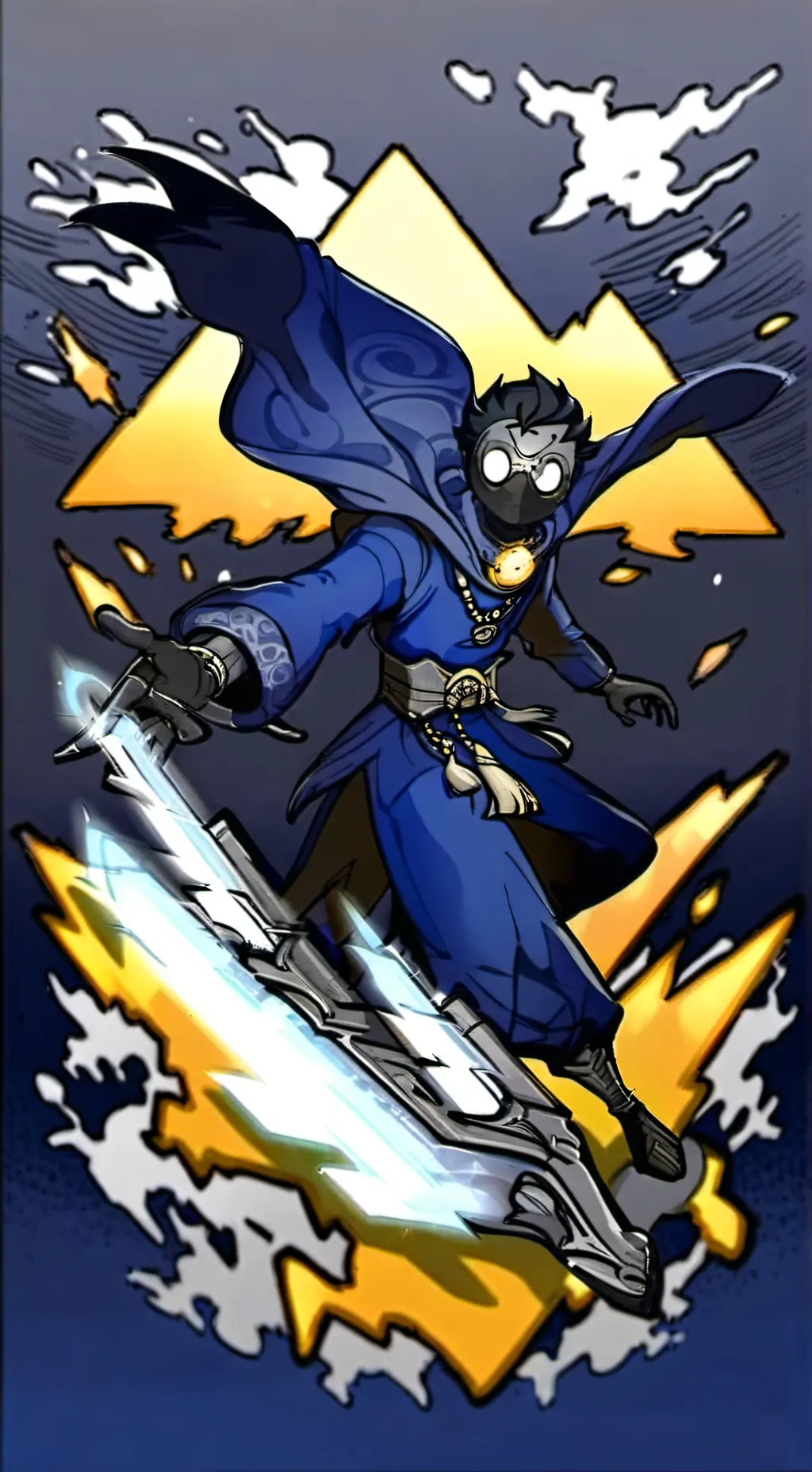 ai character: freaky astro background