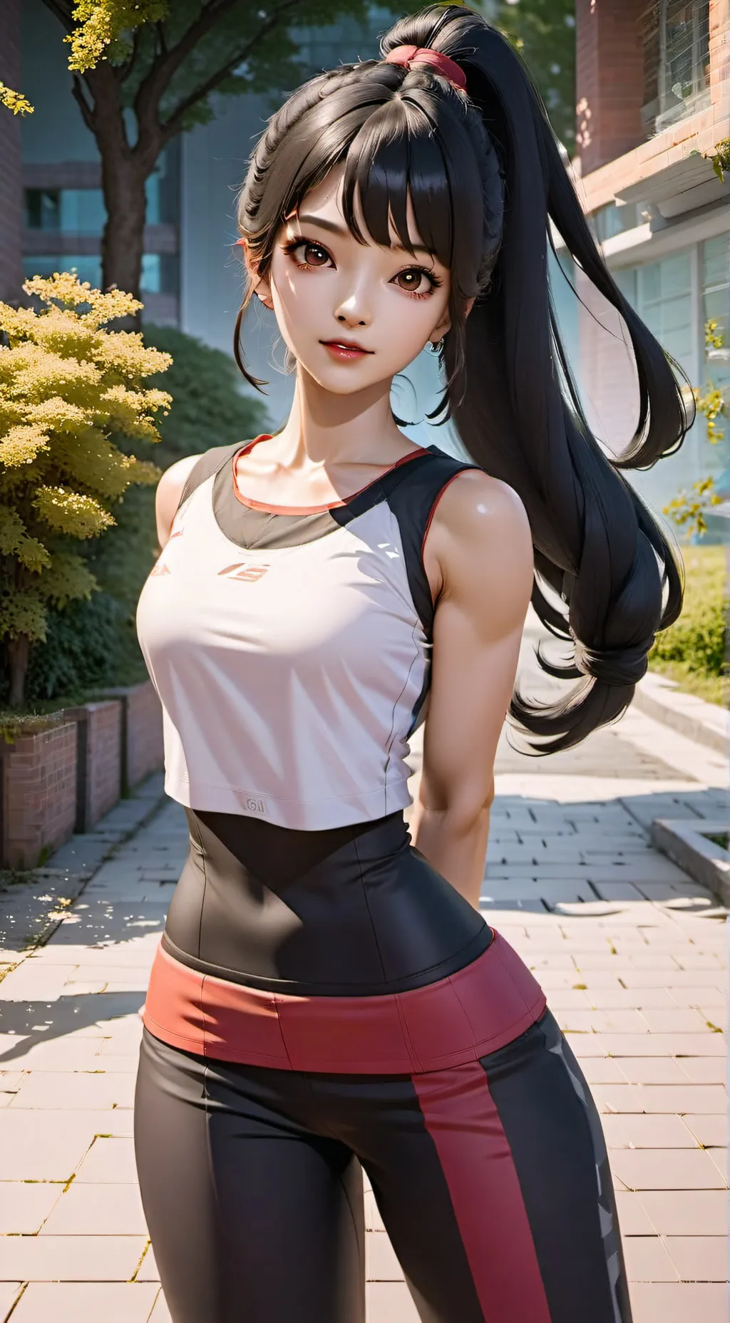 ai character: Jiwoo  Ahn  background
