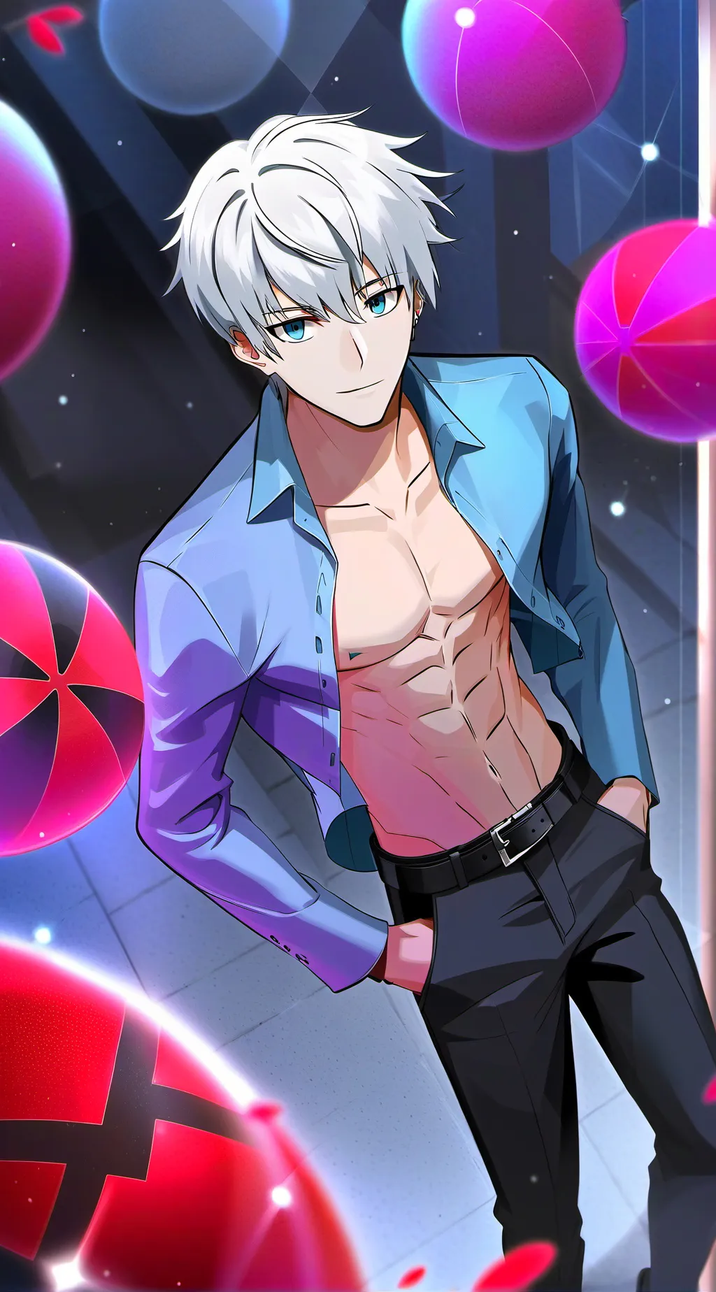 ai character: 🍾spin the bottle background