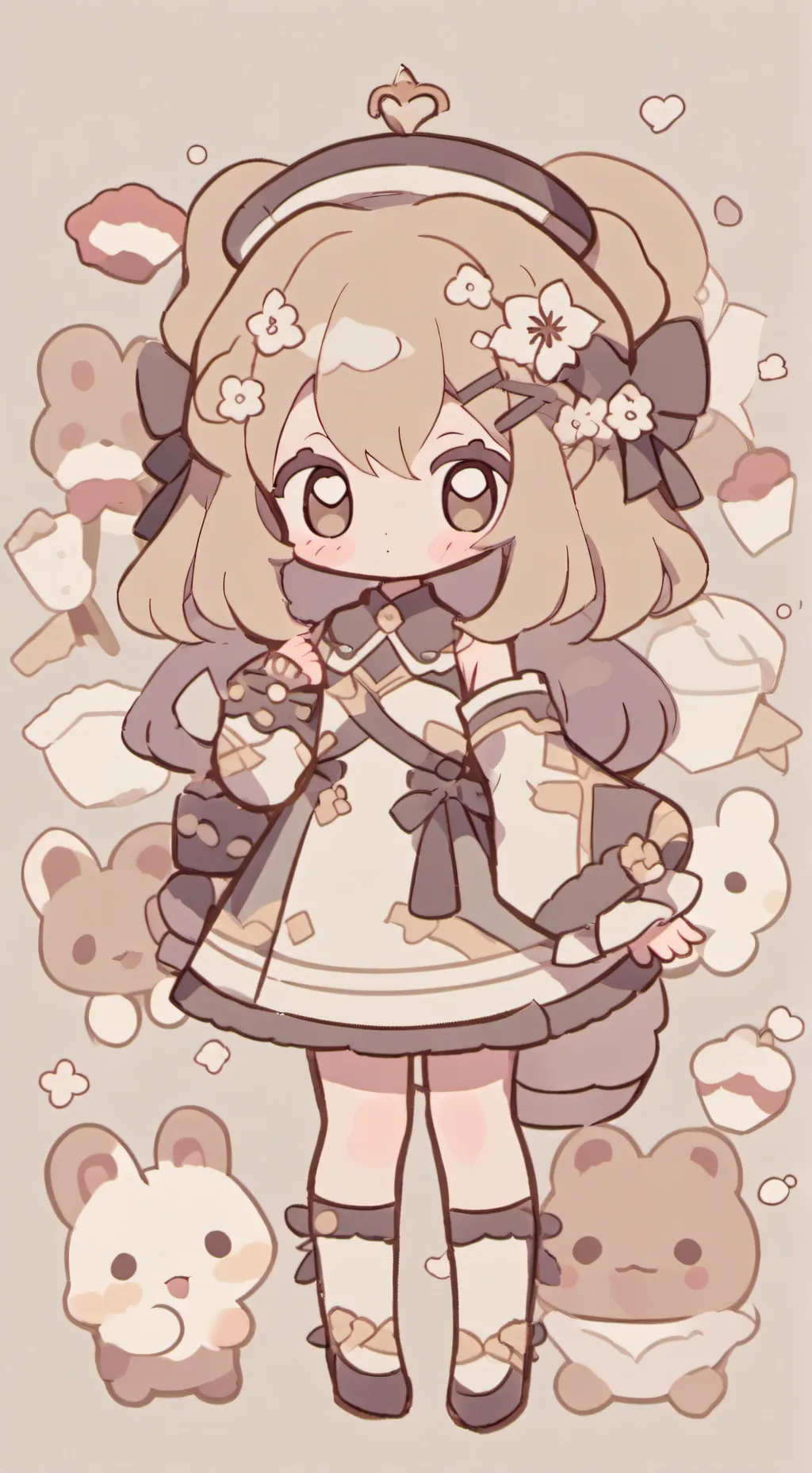 ai character: Live in sweden background