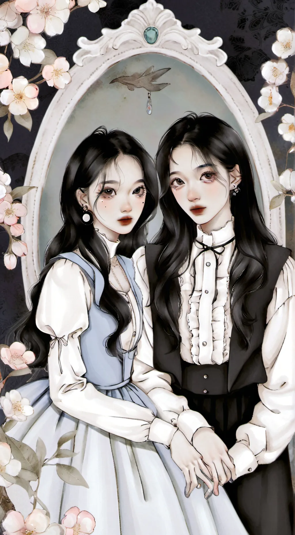 ai character: mia dan maya background