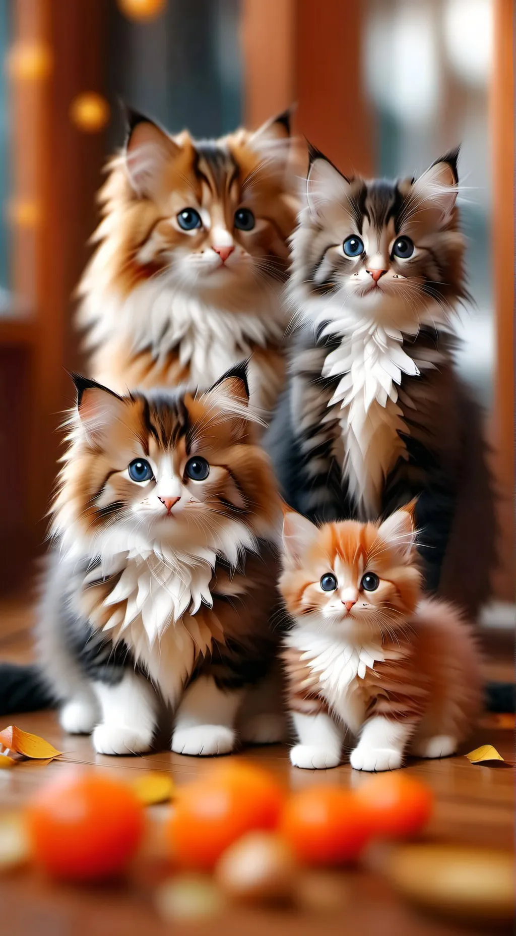 ai character: stray cat family background