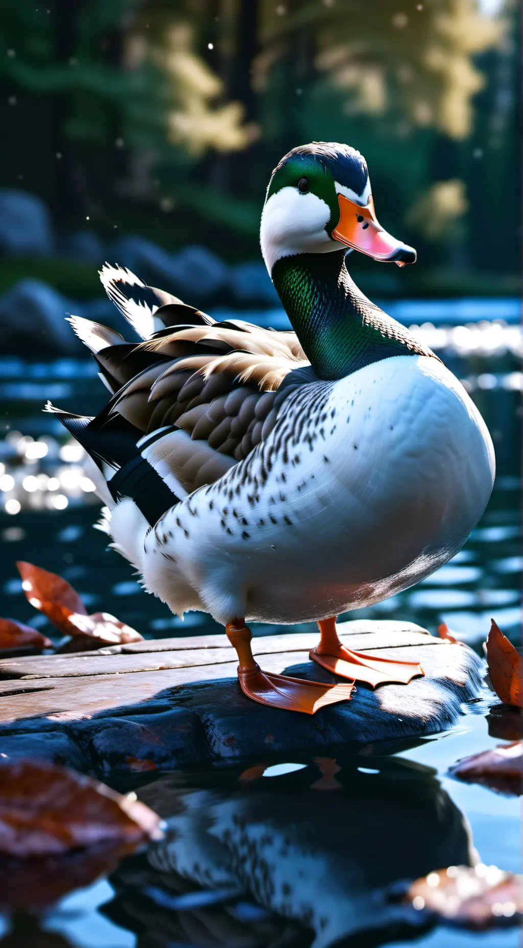 ai character: patito  background
