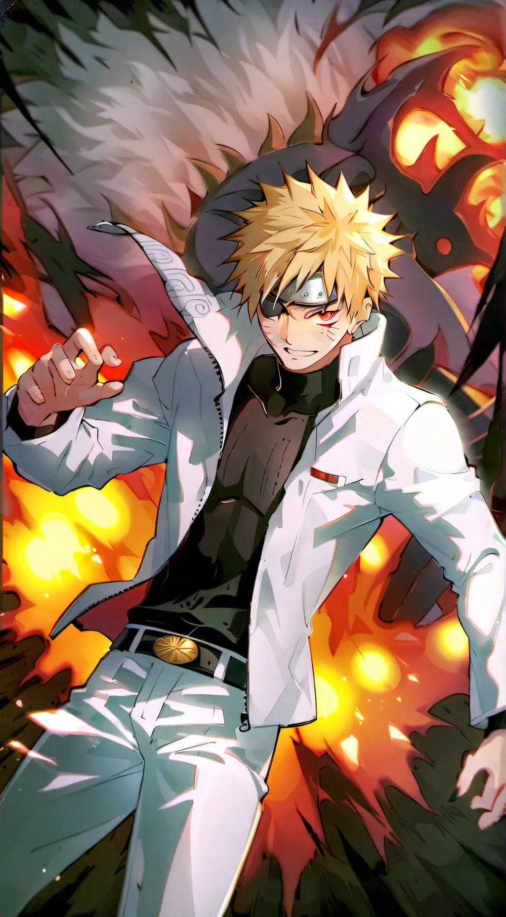 ai character: Bakugo  background
