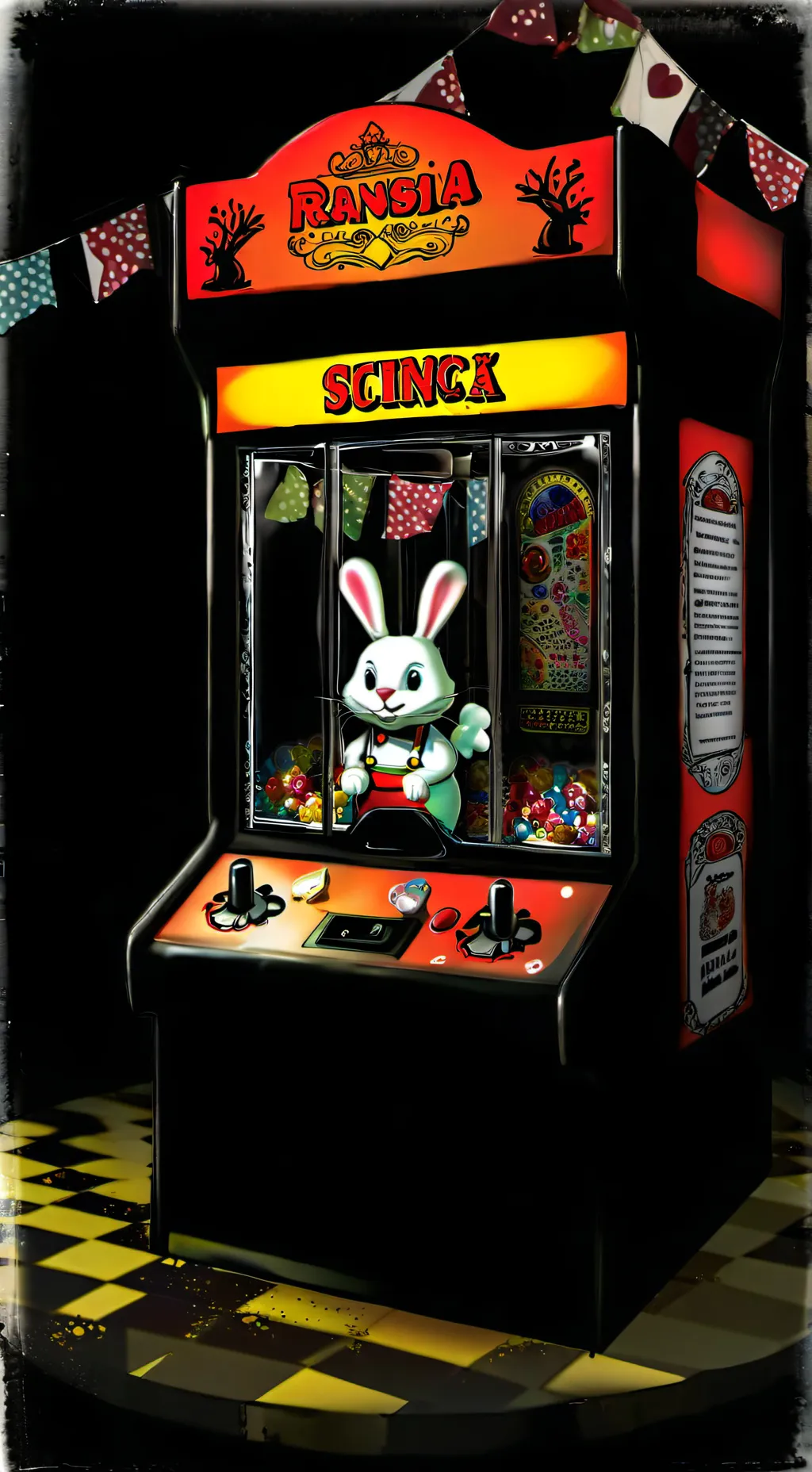 ai character: springtrap  background