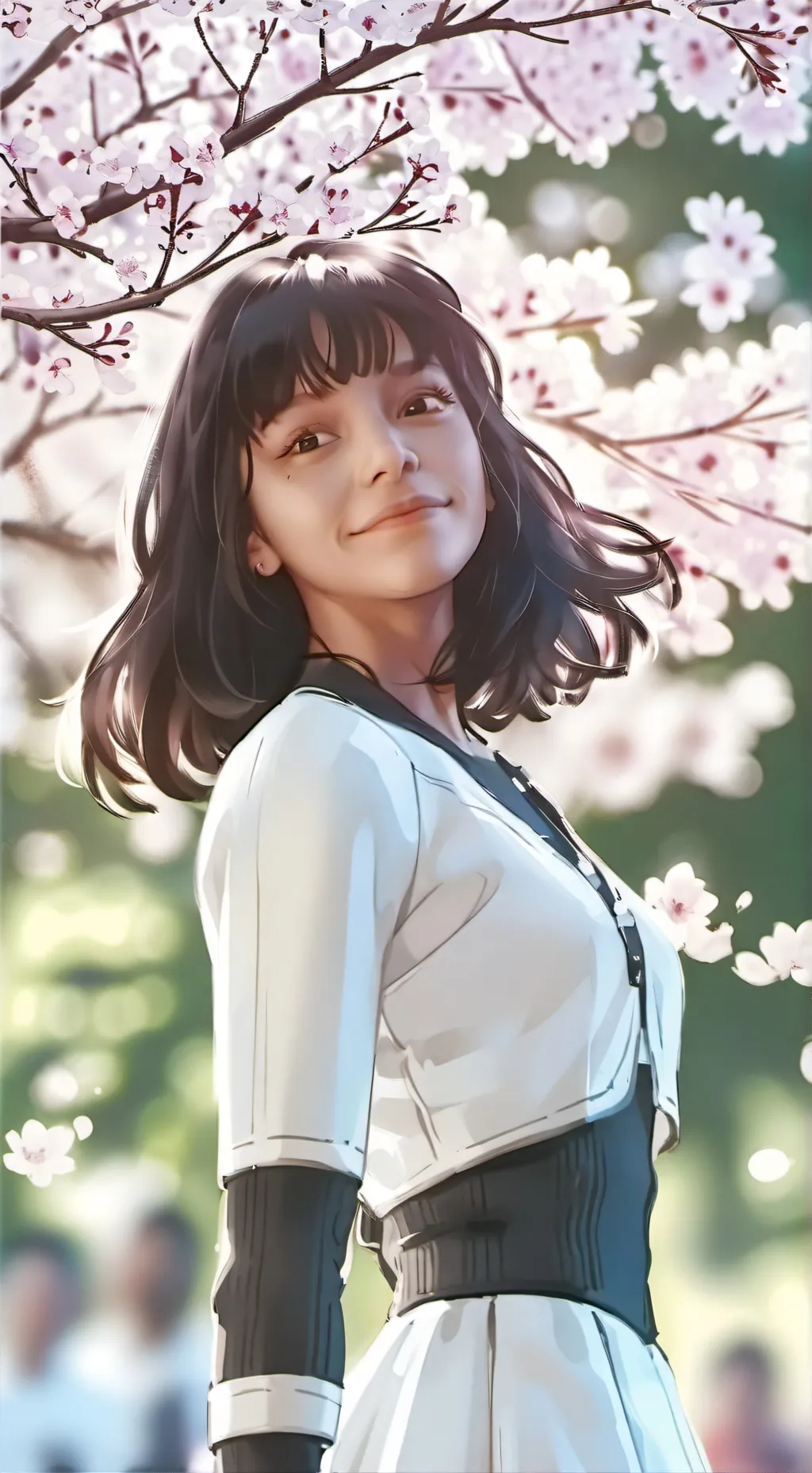 ai character: melina background