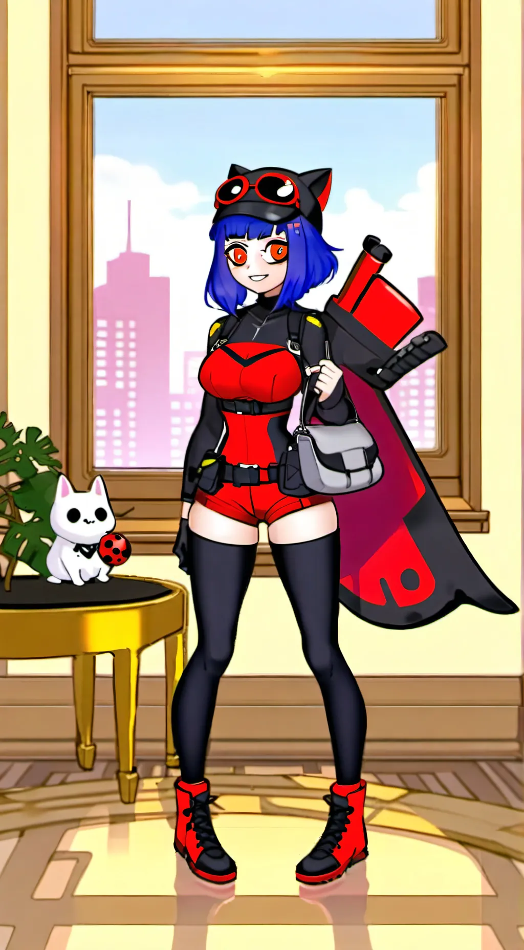 ai character: diosa angel background