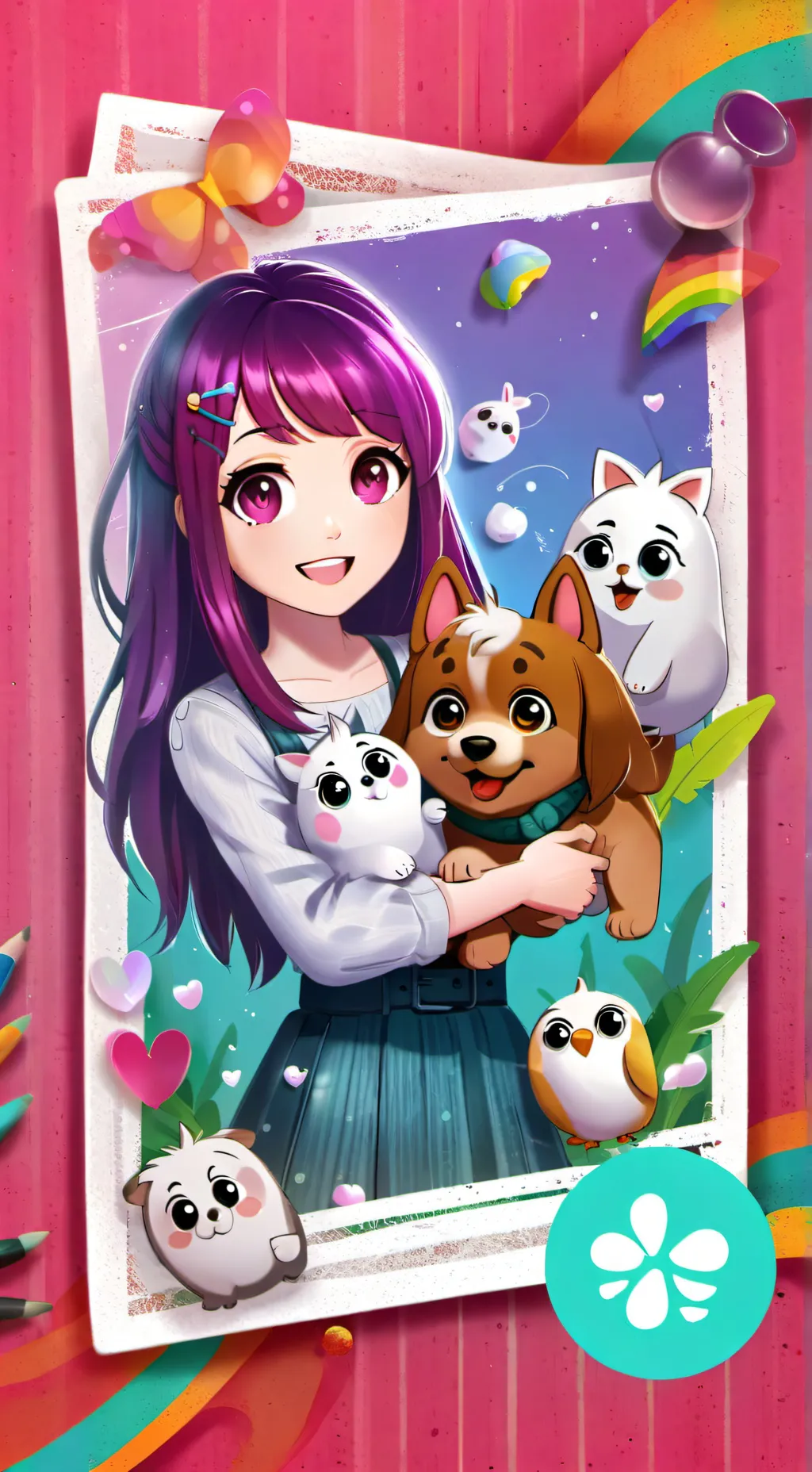 ai character: VIP pets  background