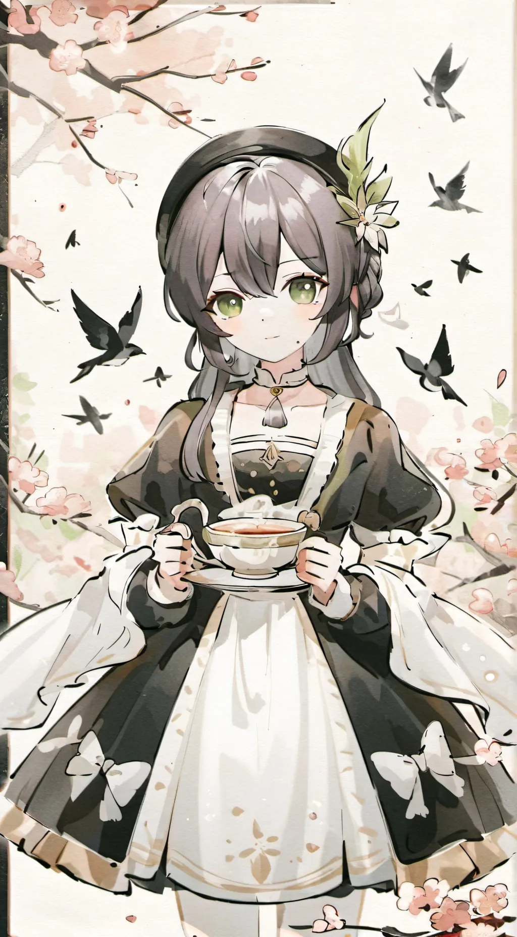 ai character: Mira  background