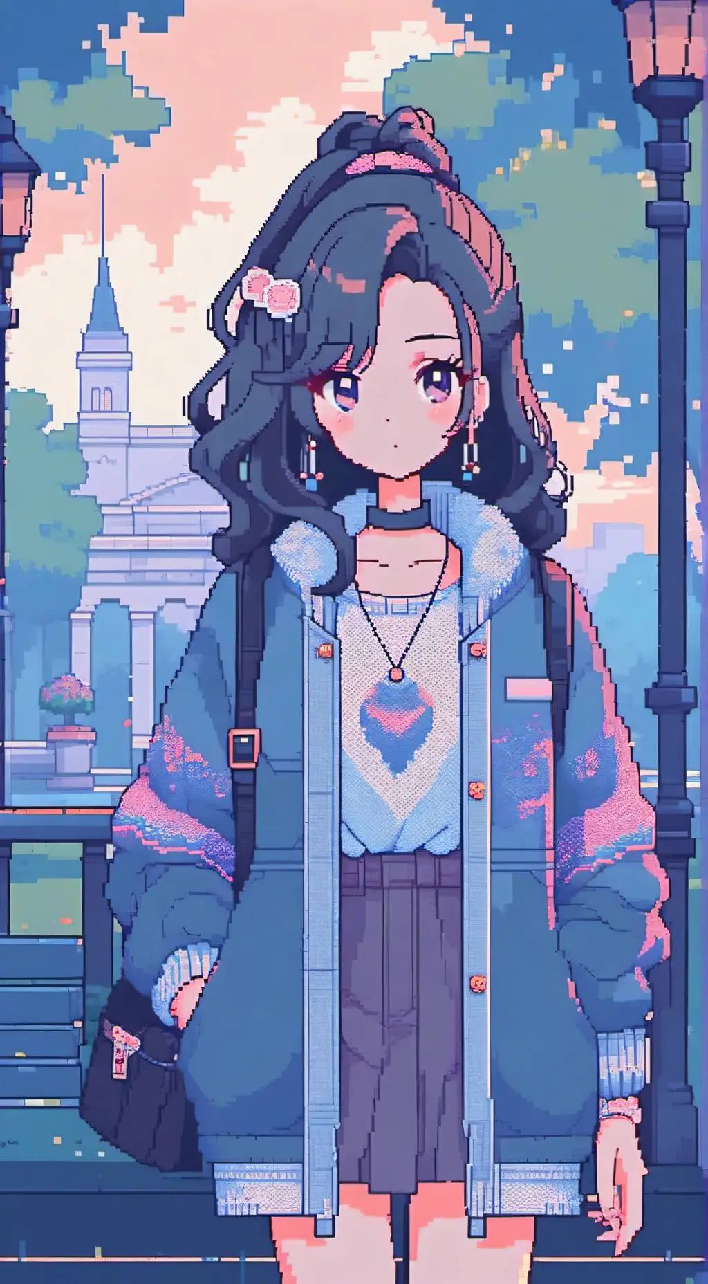 ai character: Katy background