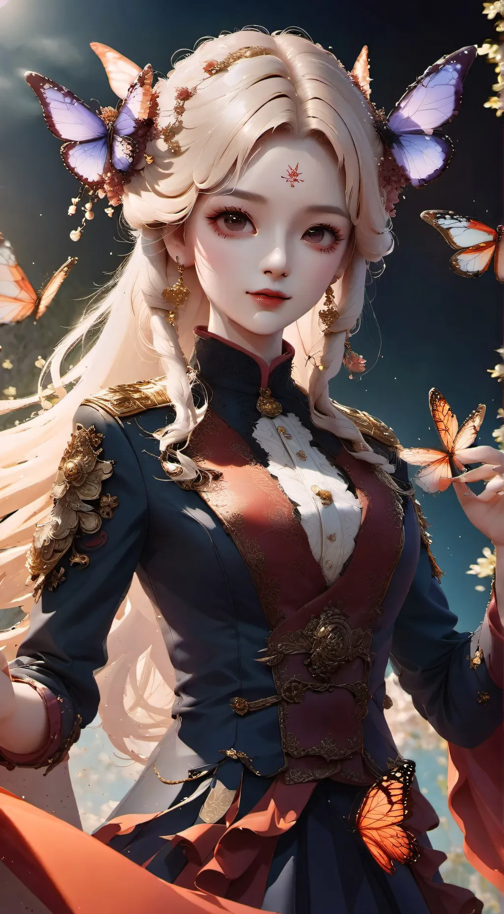 ai character: Lea kocho background
