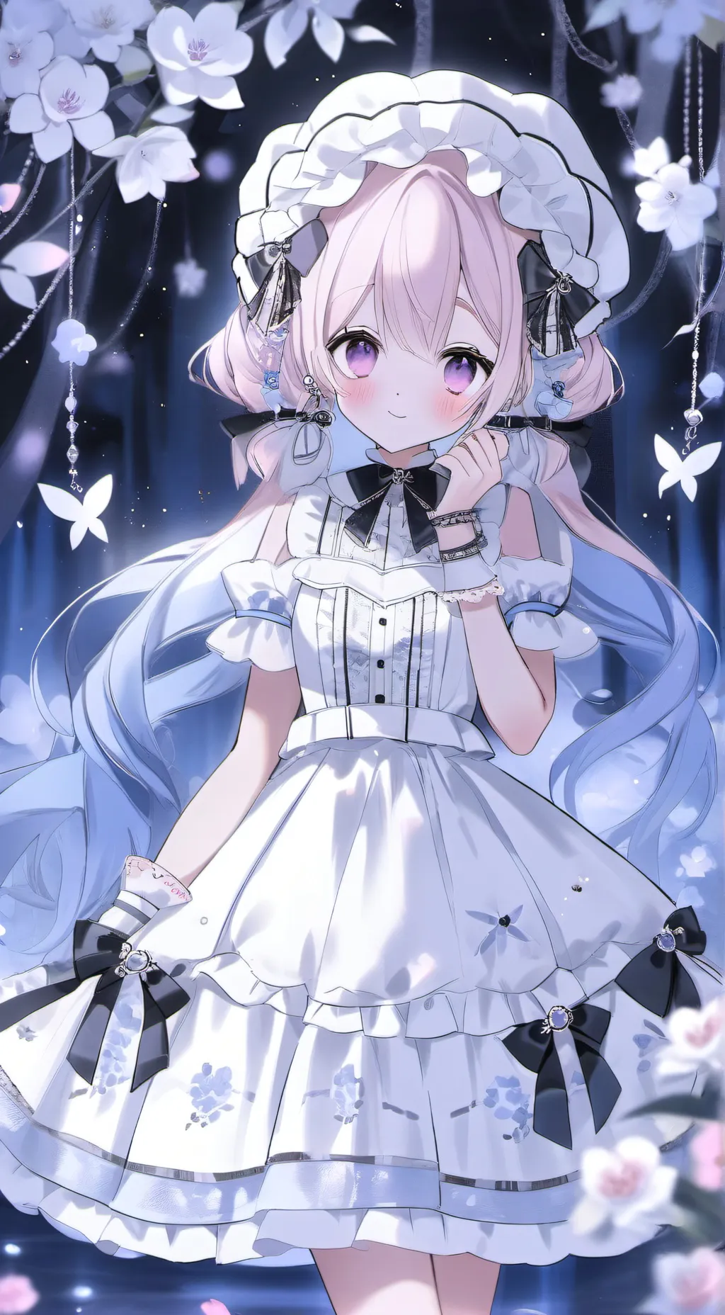 ai character: CLAM OC✨🎀🍰🍥 background