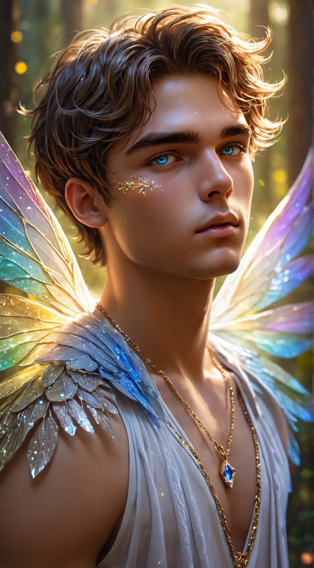 ai character: 🧚🏼‍♂️Oakley💛 background